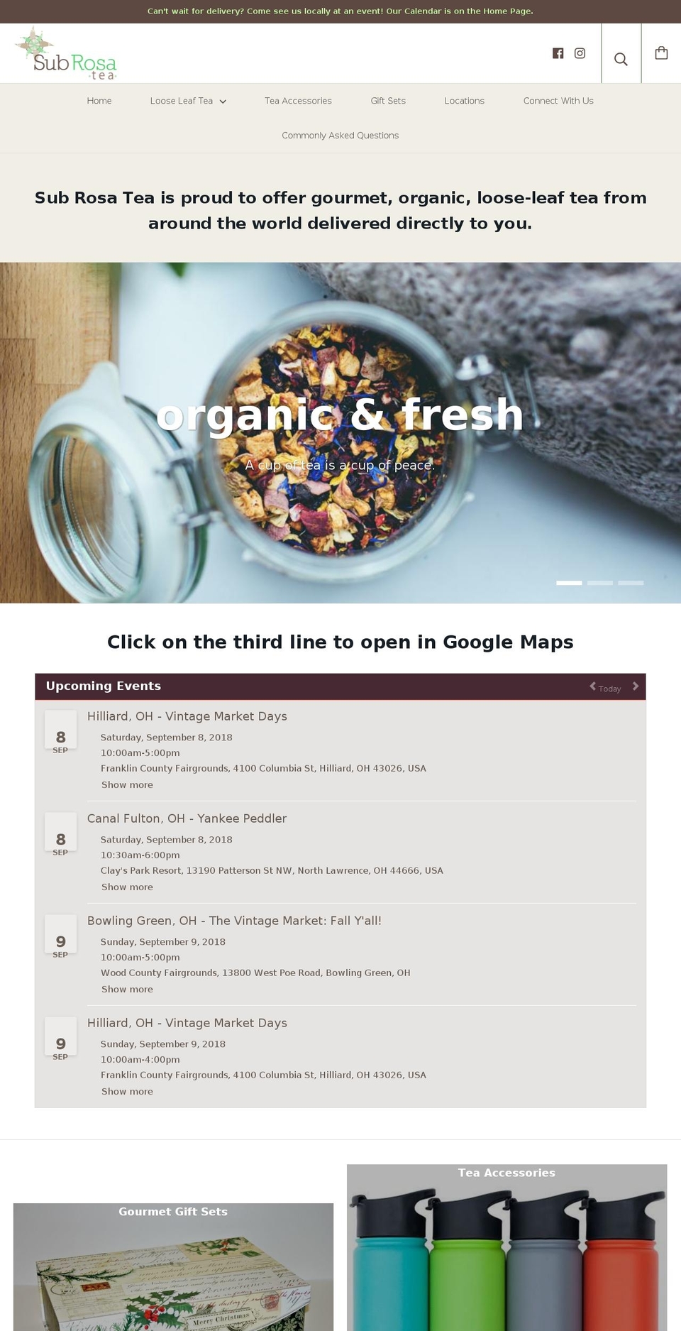 subrosat.com shopify website screenshot