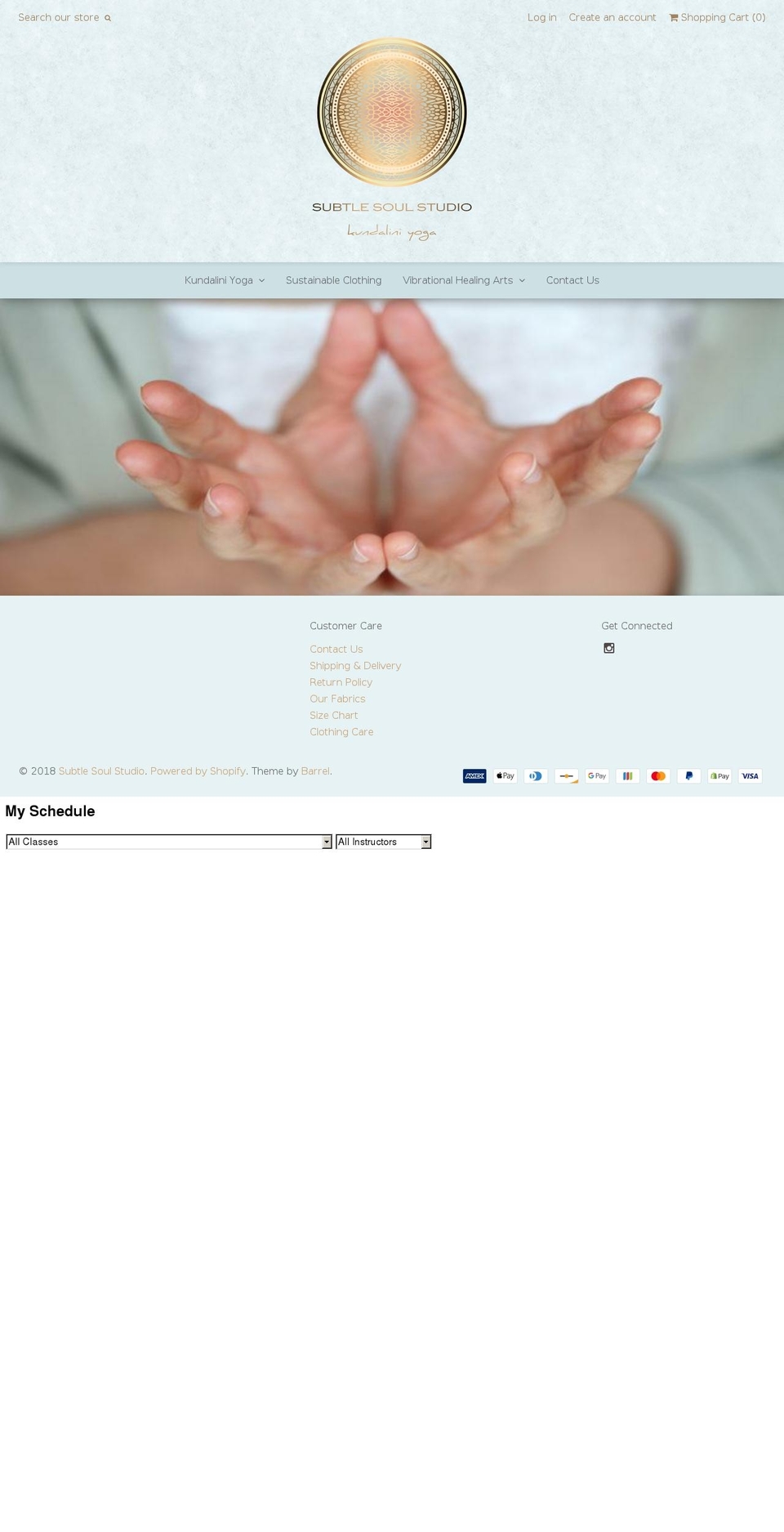 subtlesoulstudio.com shopify website screenshot