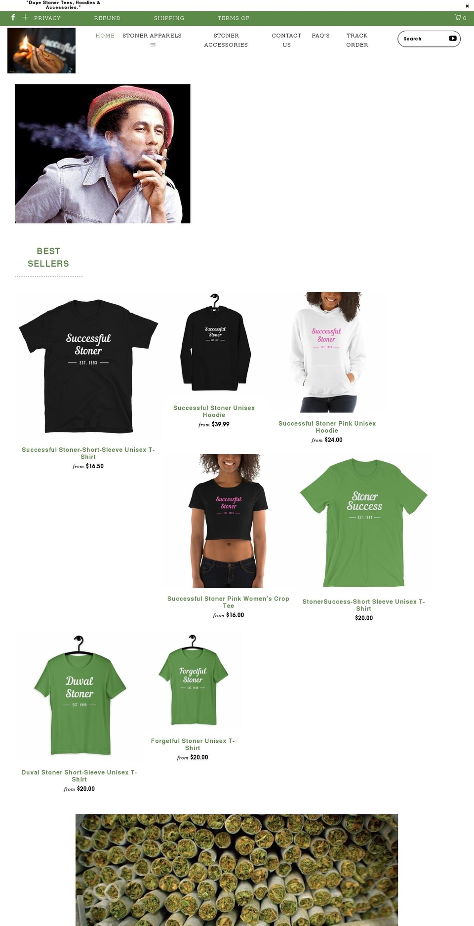successfulstoner.shop shopify website screenshot