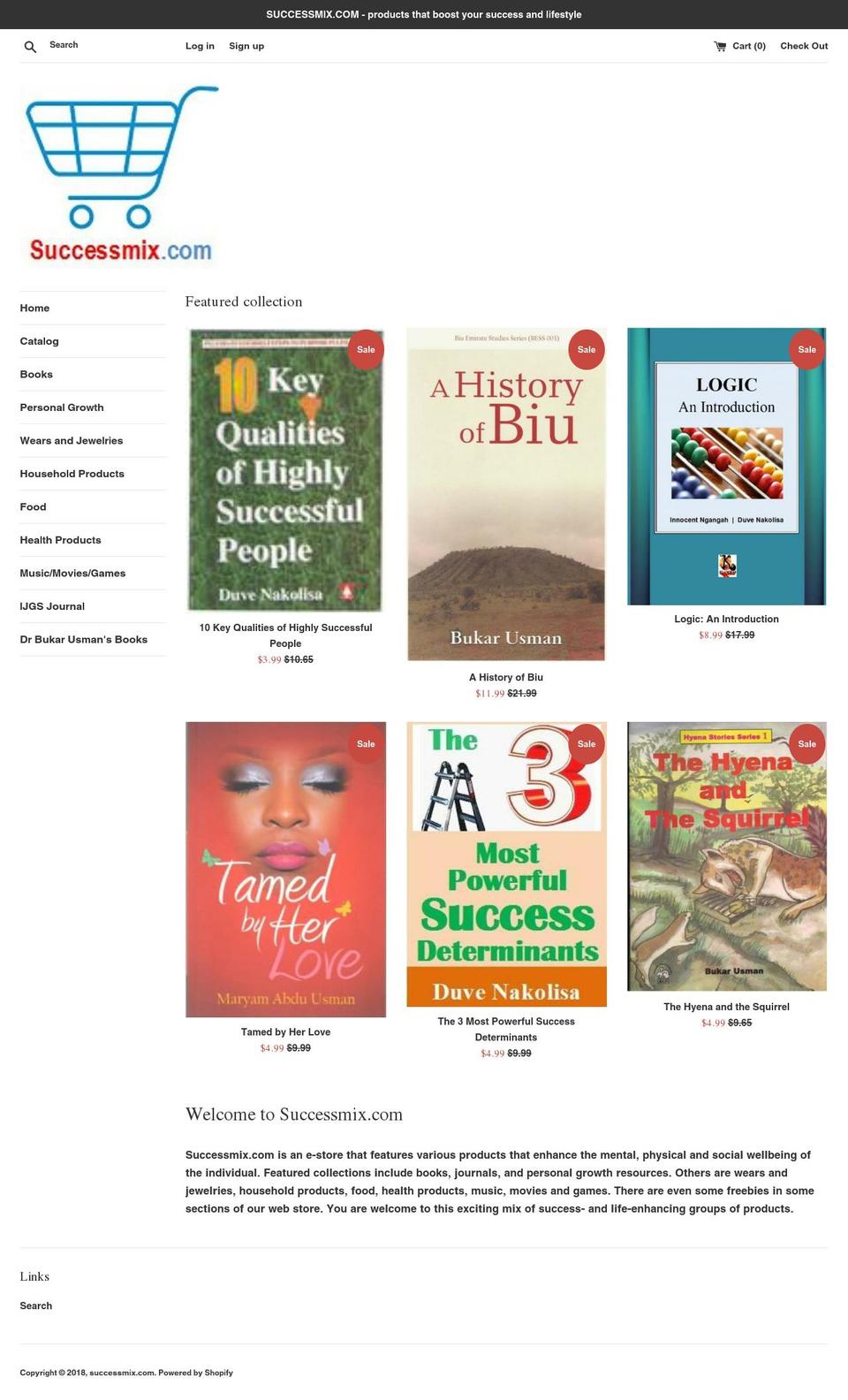 successmix.com — Shopify storefront screenshot
