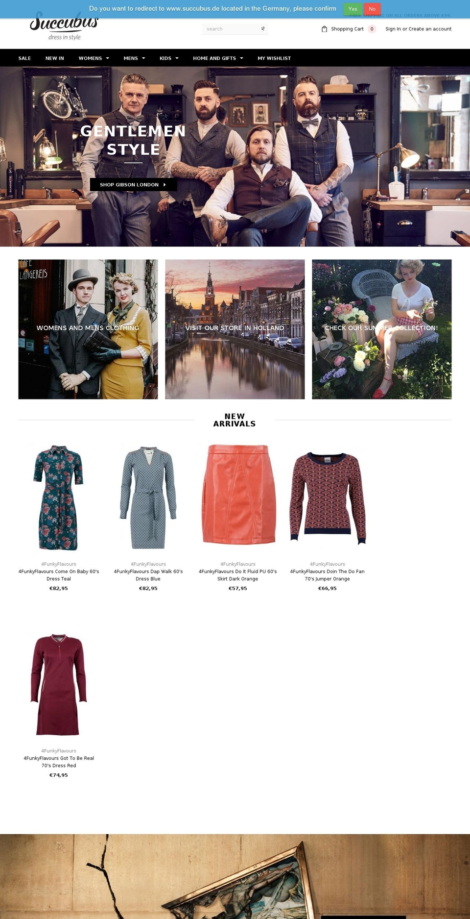 succubus.com — Shopify storefront screenshot