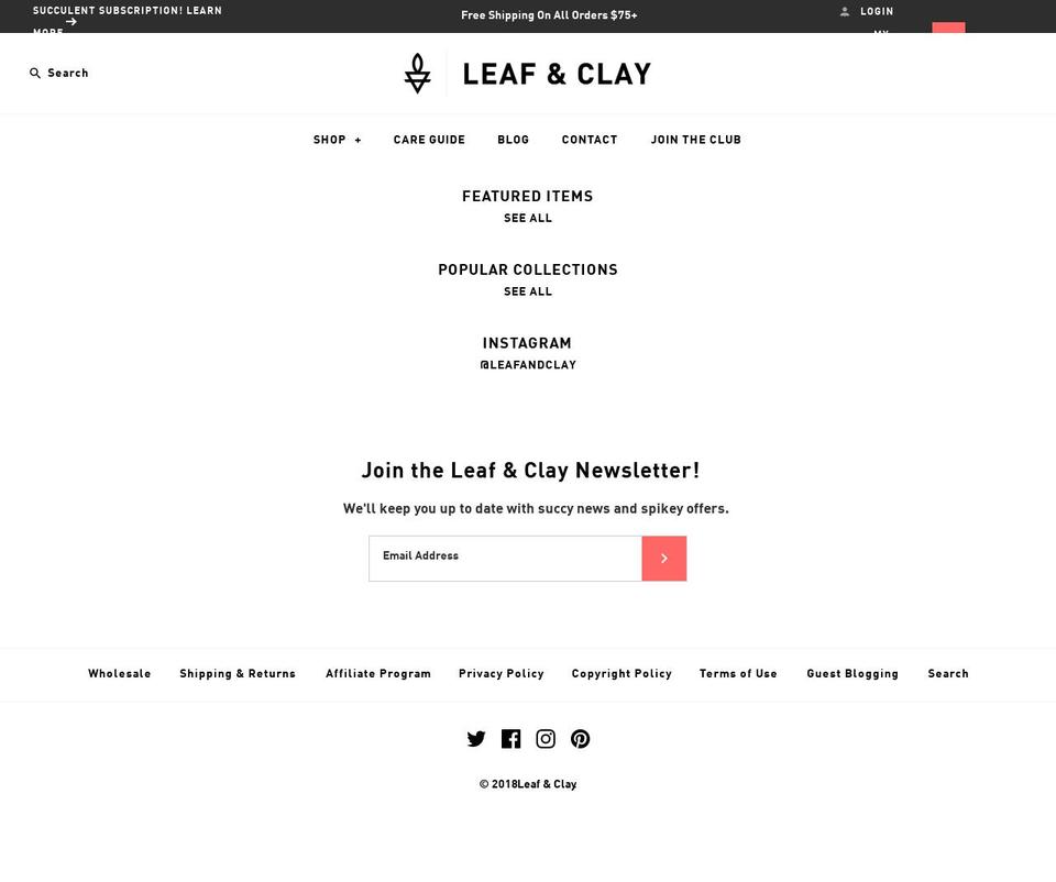 succulove.com — Shopify storefront screenshot