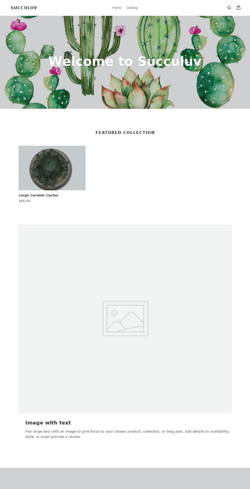 succuluv.com — Shopify storefront screenshot