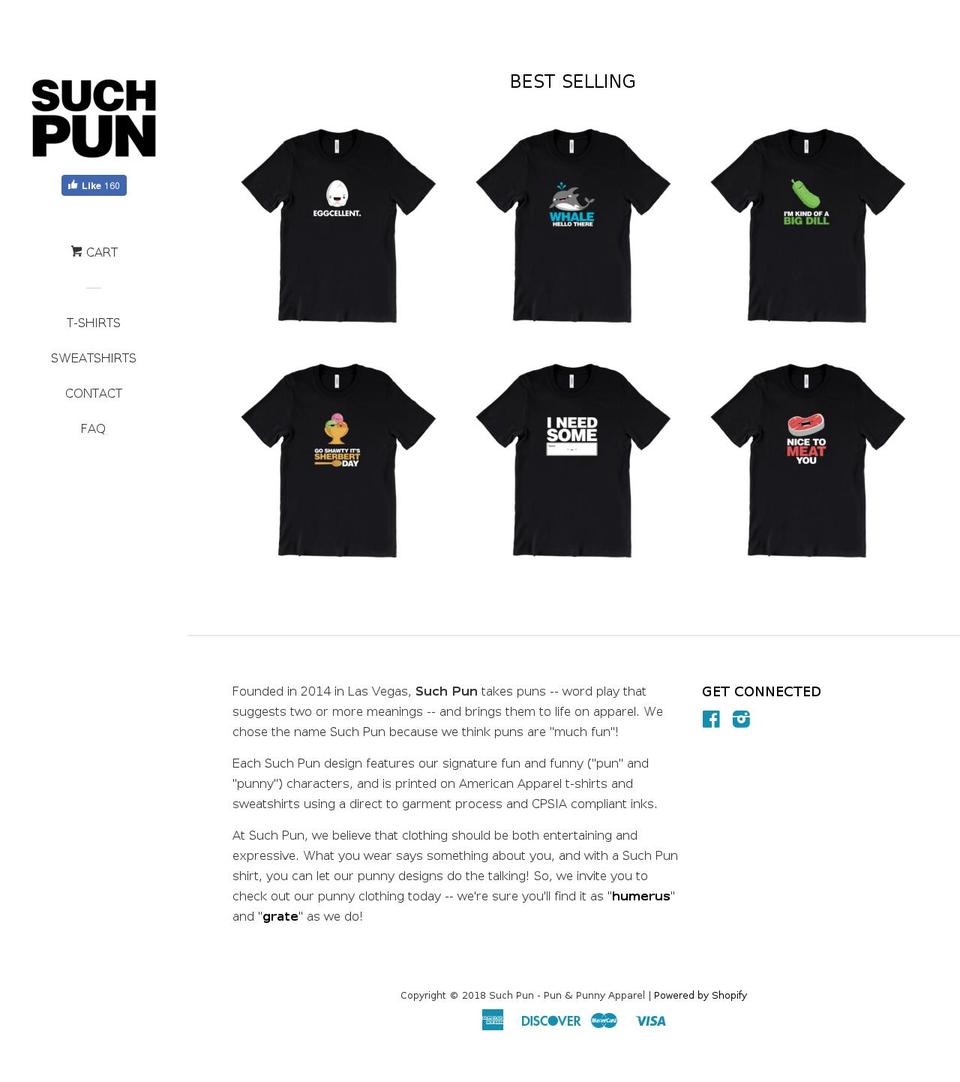 suchpun.com — Shopify storefront screenshot
