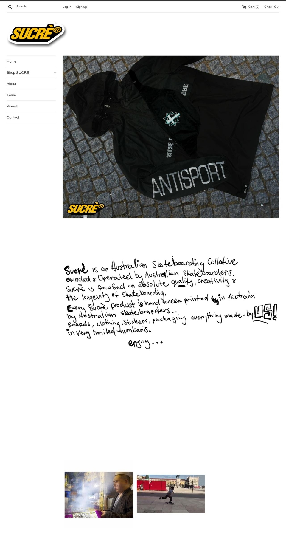 sucresupply.com — Shopify storefront screenshot
