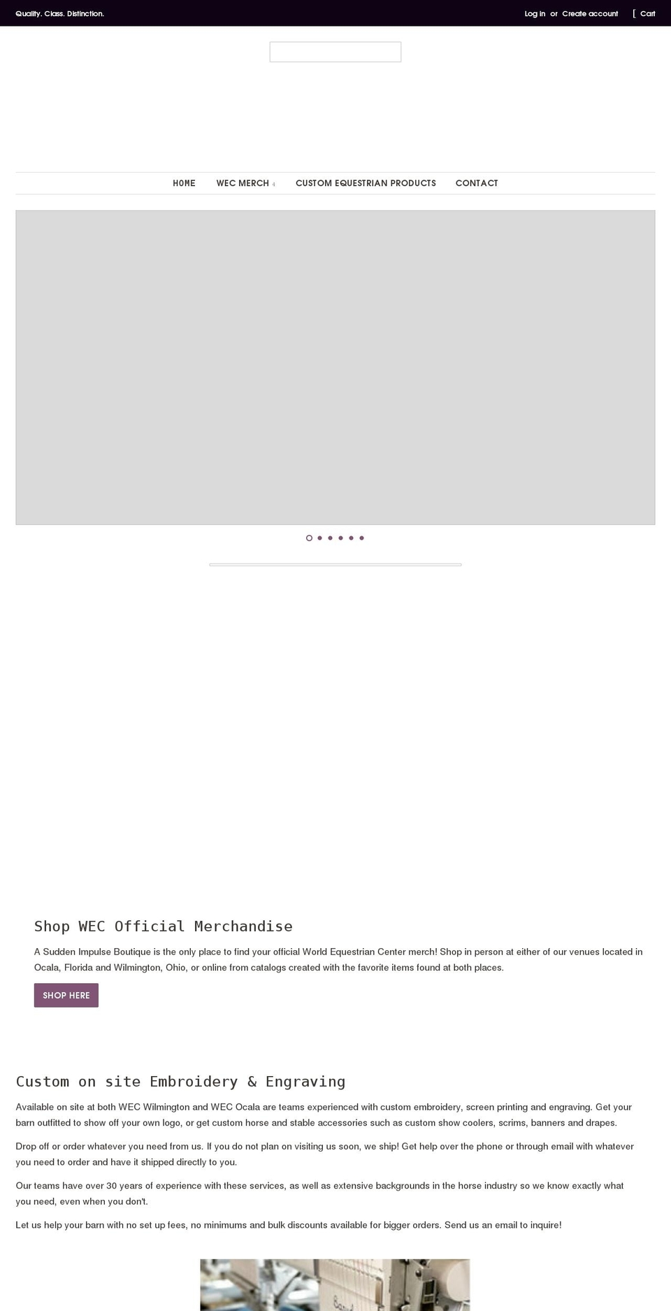 suddenimpulse.com shopify website screenshot