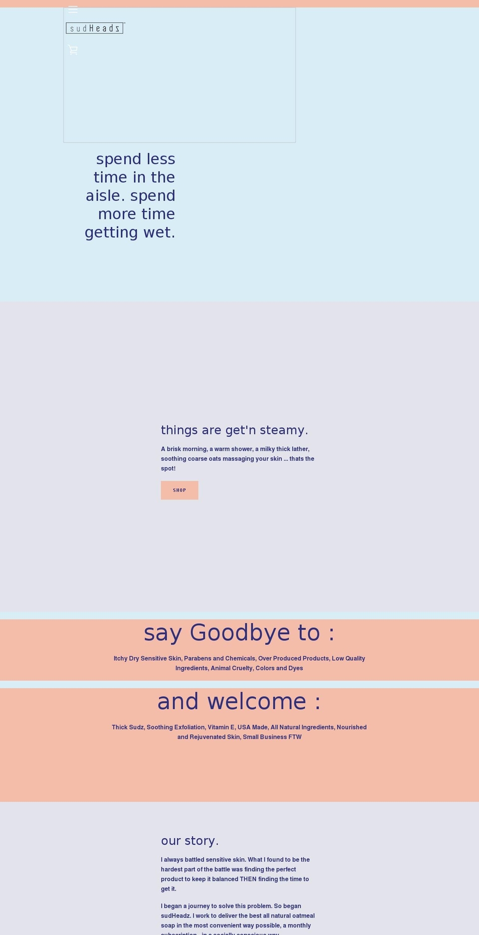 sudheadz.com shopify website screenshot