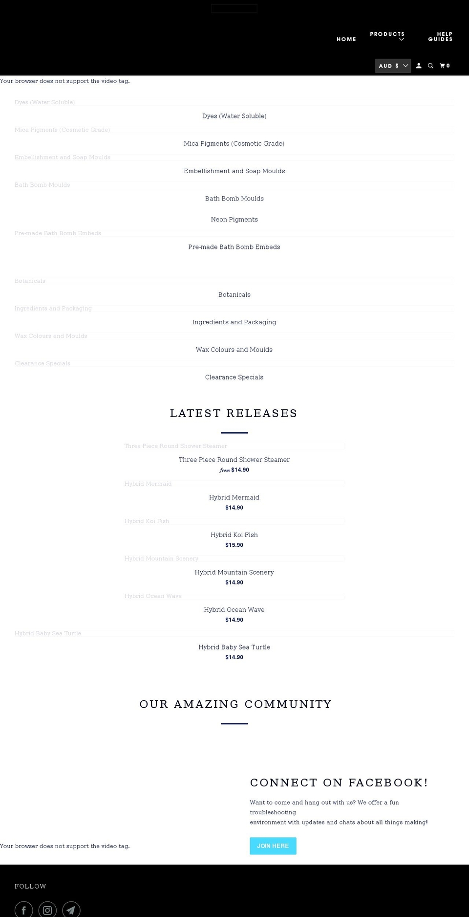 sudoffsoaps.com — Shopify storefront screenshot