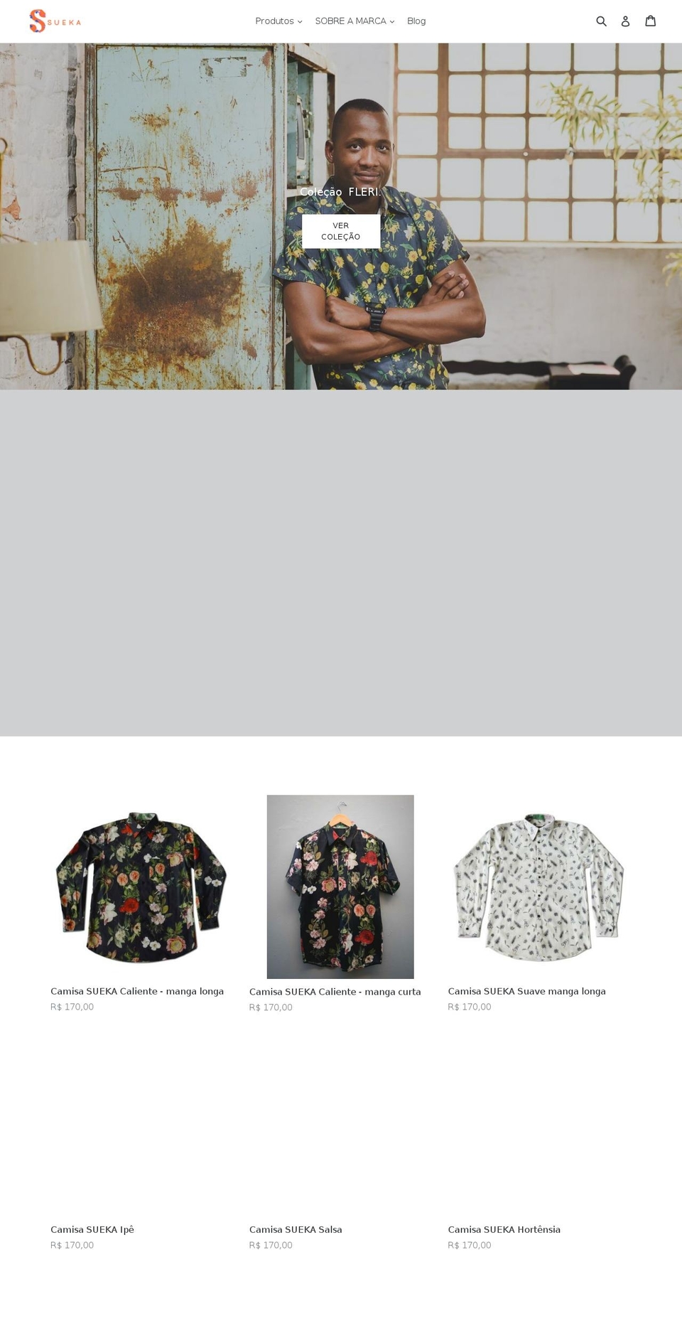 sueka.com.br shopify website screenshot