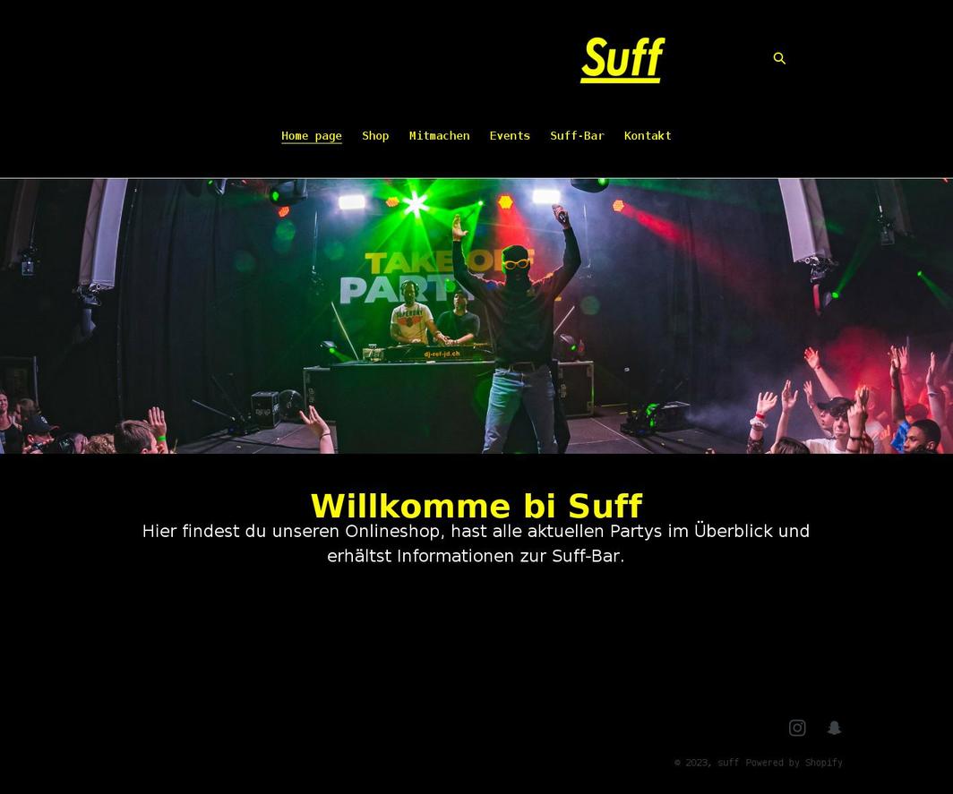 suff-stuff.com shopify website screenshot