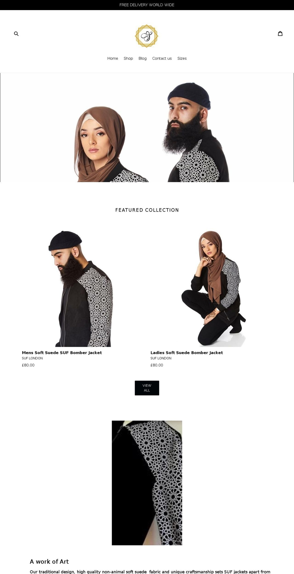 suflondon.com — Shopify storefront screenshot