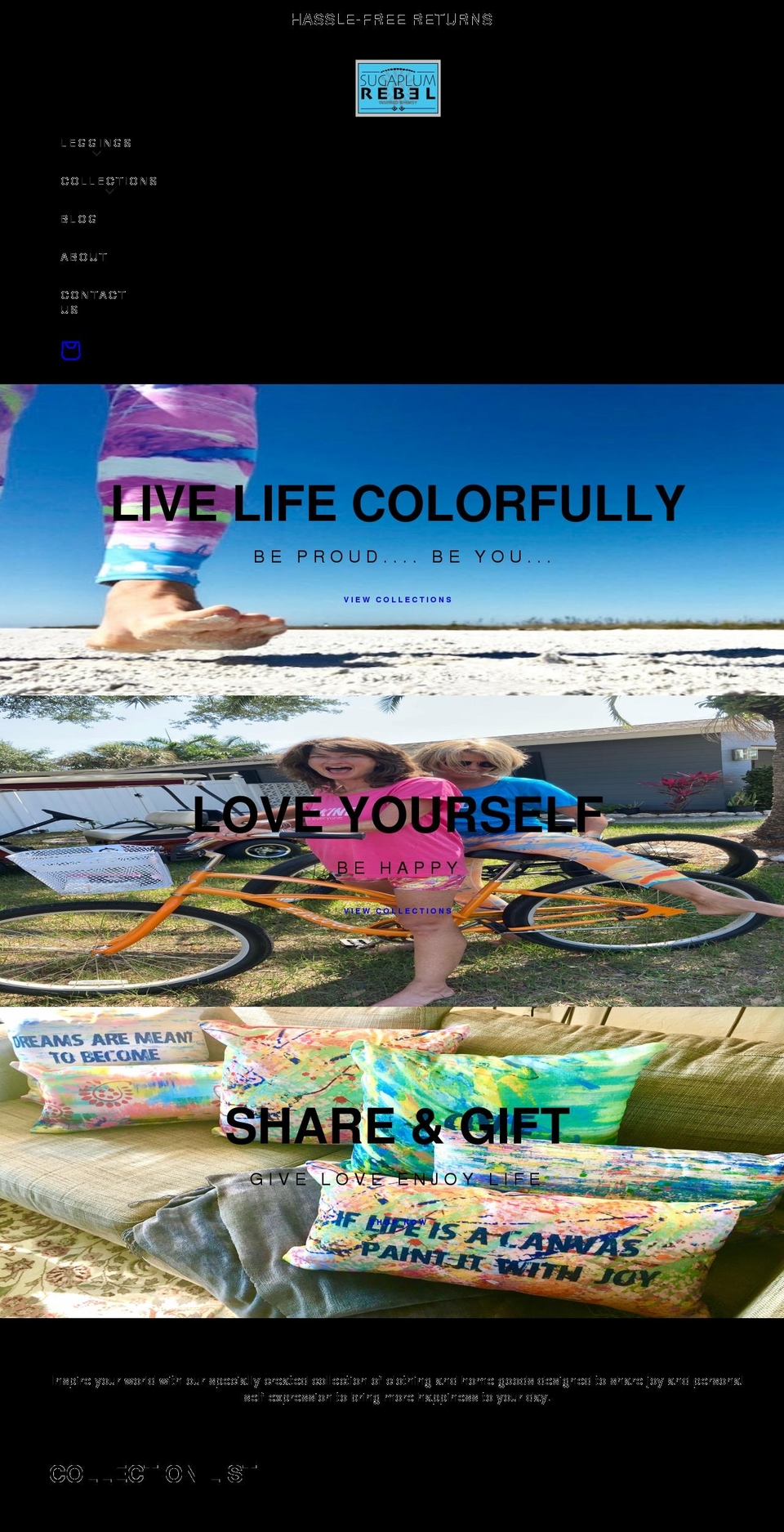 sugaplumrebel.com shopify website screenshot