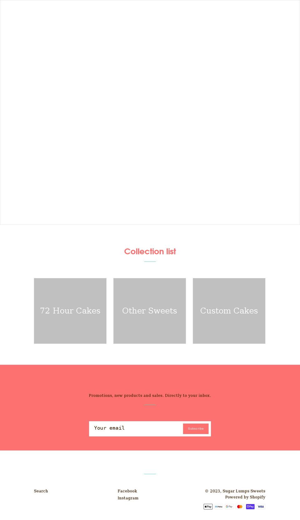 sugar-lumps-sweets.myshopify.com shopify website screenshot