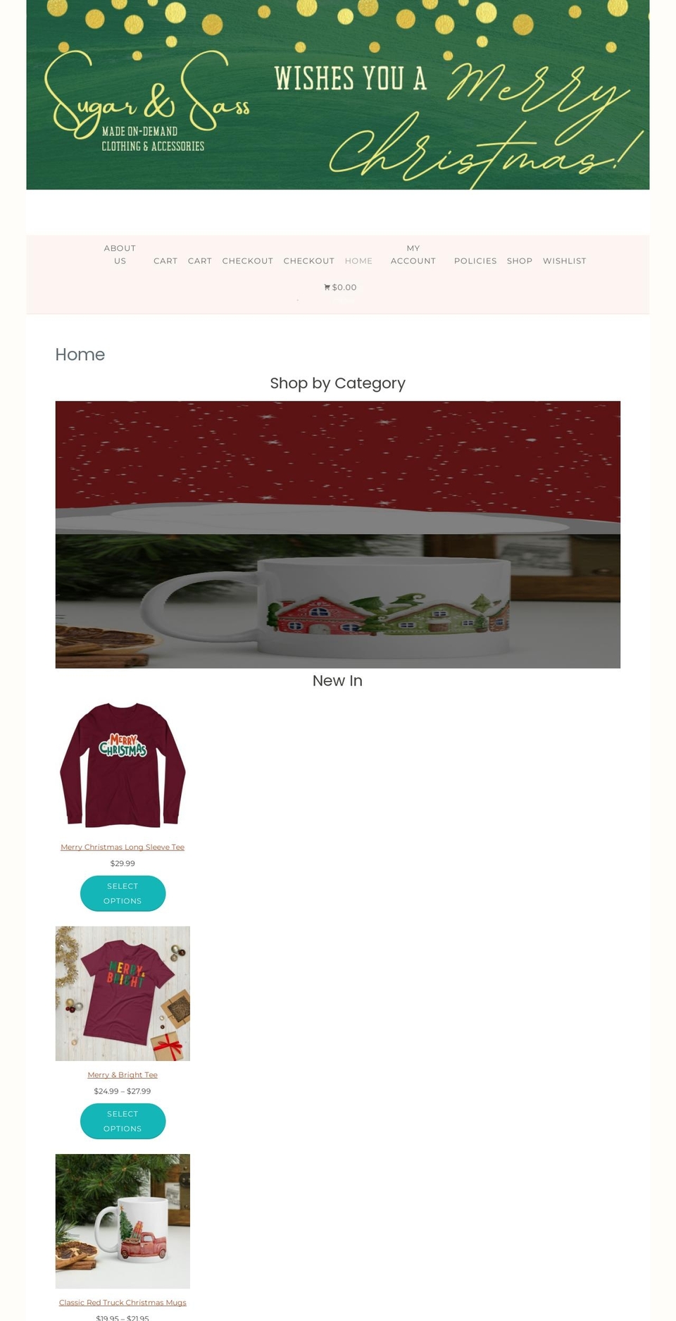 sugar-n-sass.com — Shopify storefront screenshot