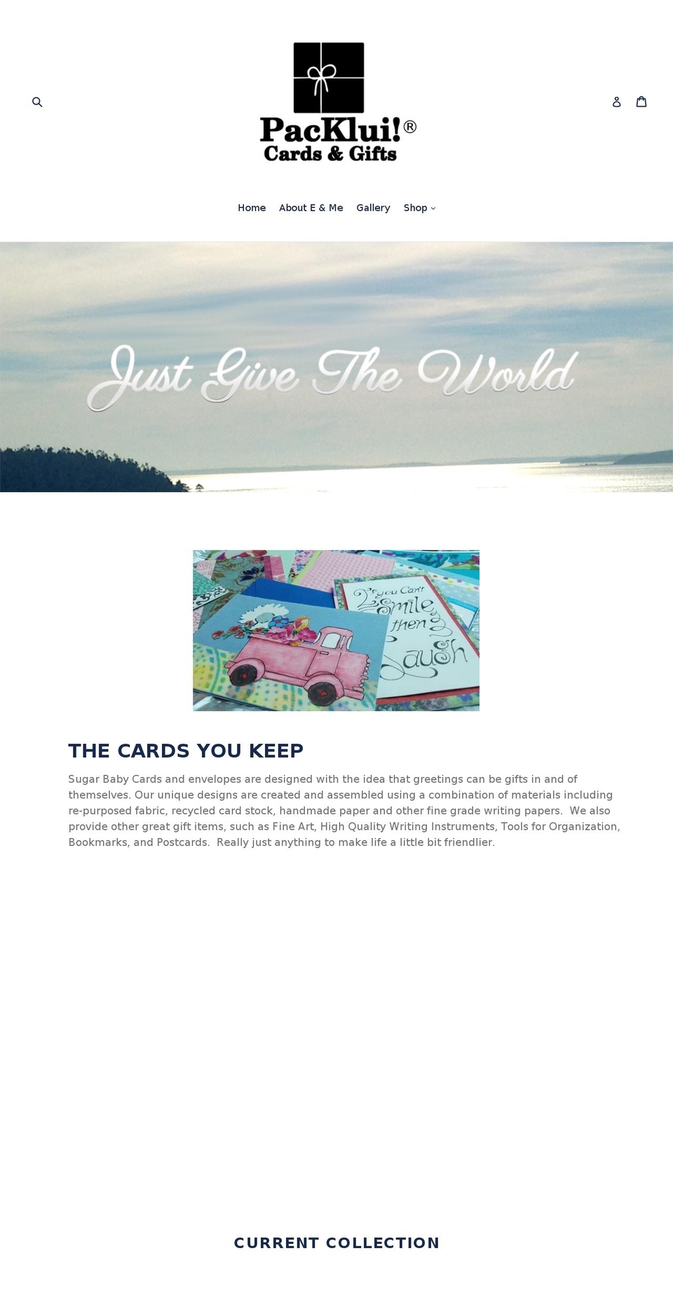 sugarbabycards.com — Shopify storefront screenshot