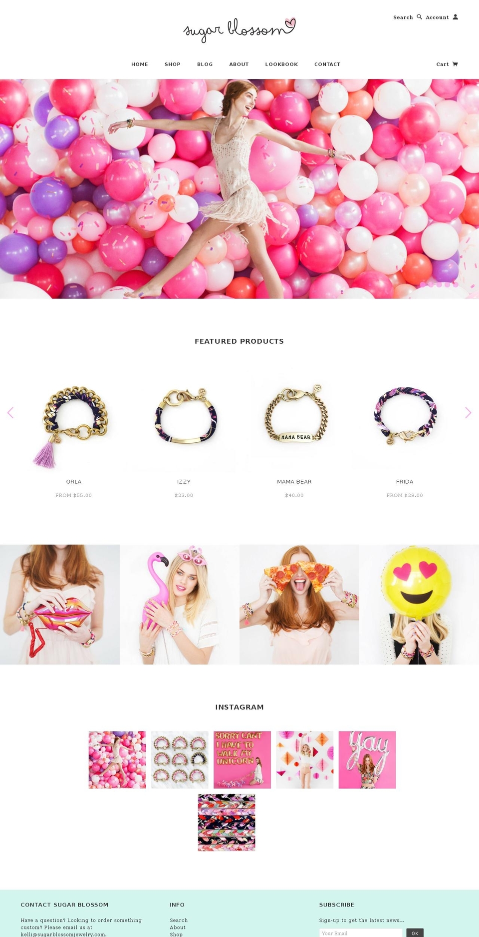 sugarblossomdesign.com shopify website screenshot