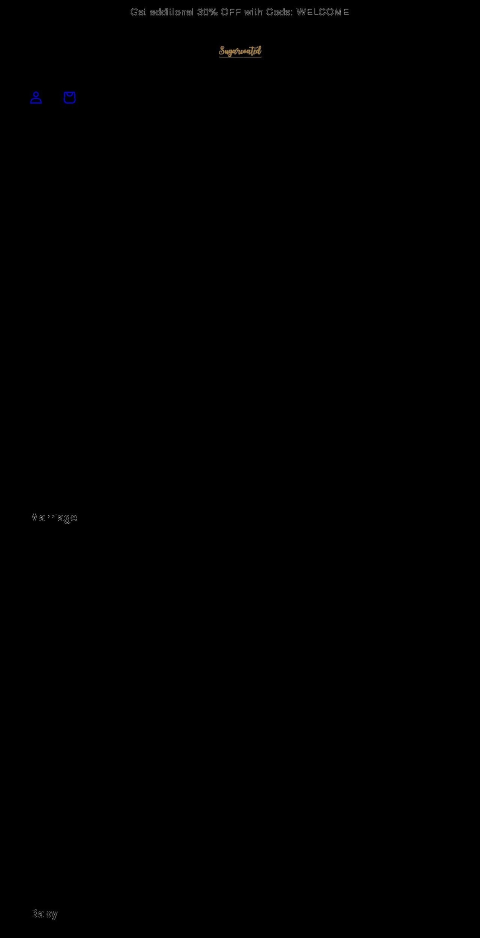 sugarcoatedlooks.com shopify website screenshot