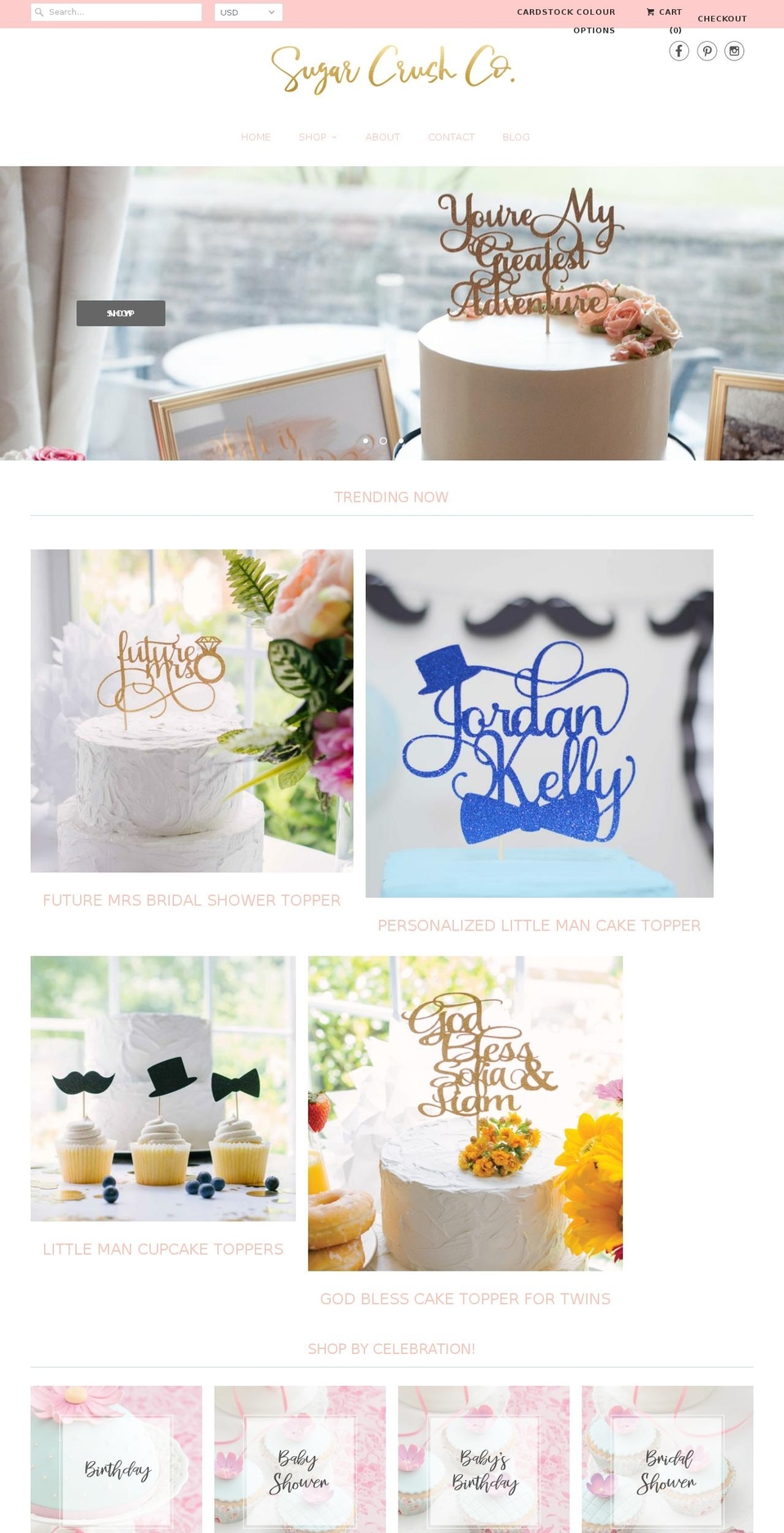 sugarcrushco.com shopify website screenshot