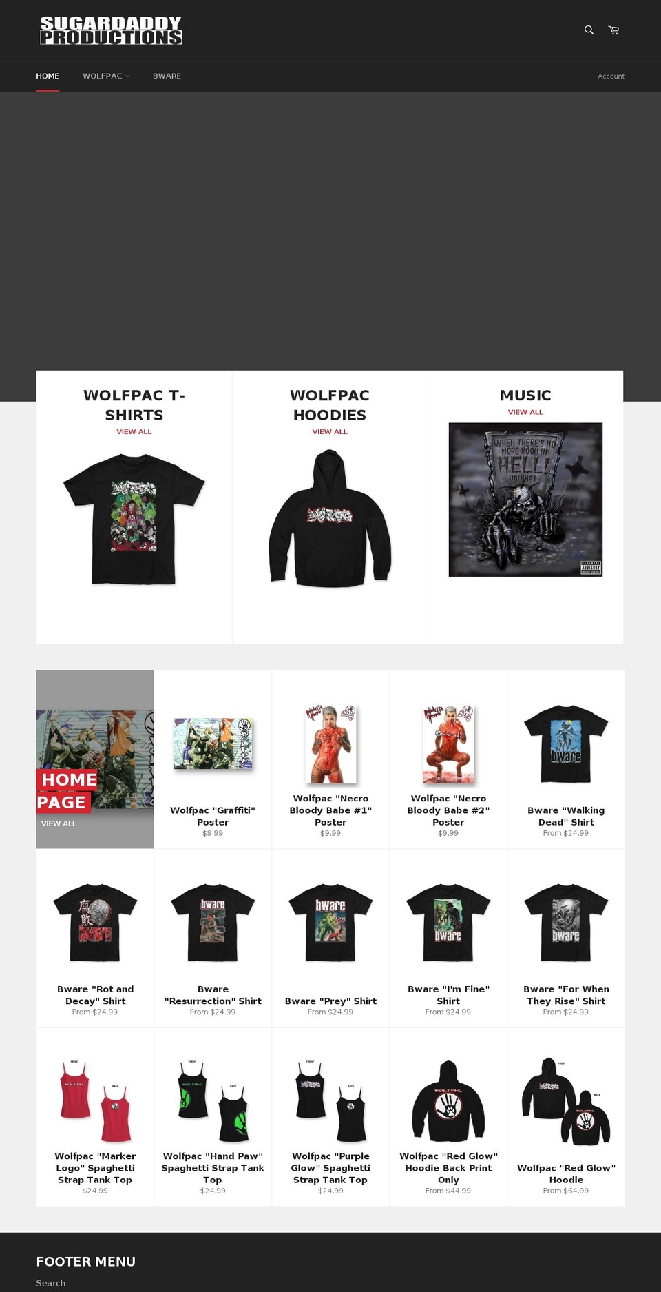sugardaddymerch.com — Shopify storefront screenshot
