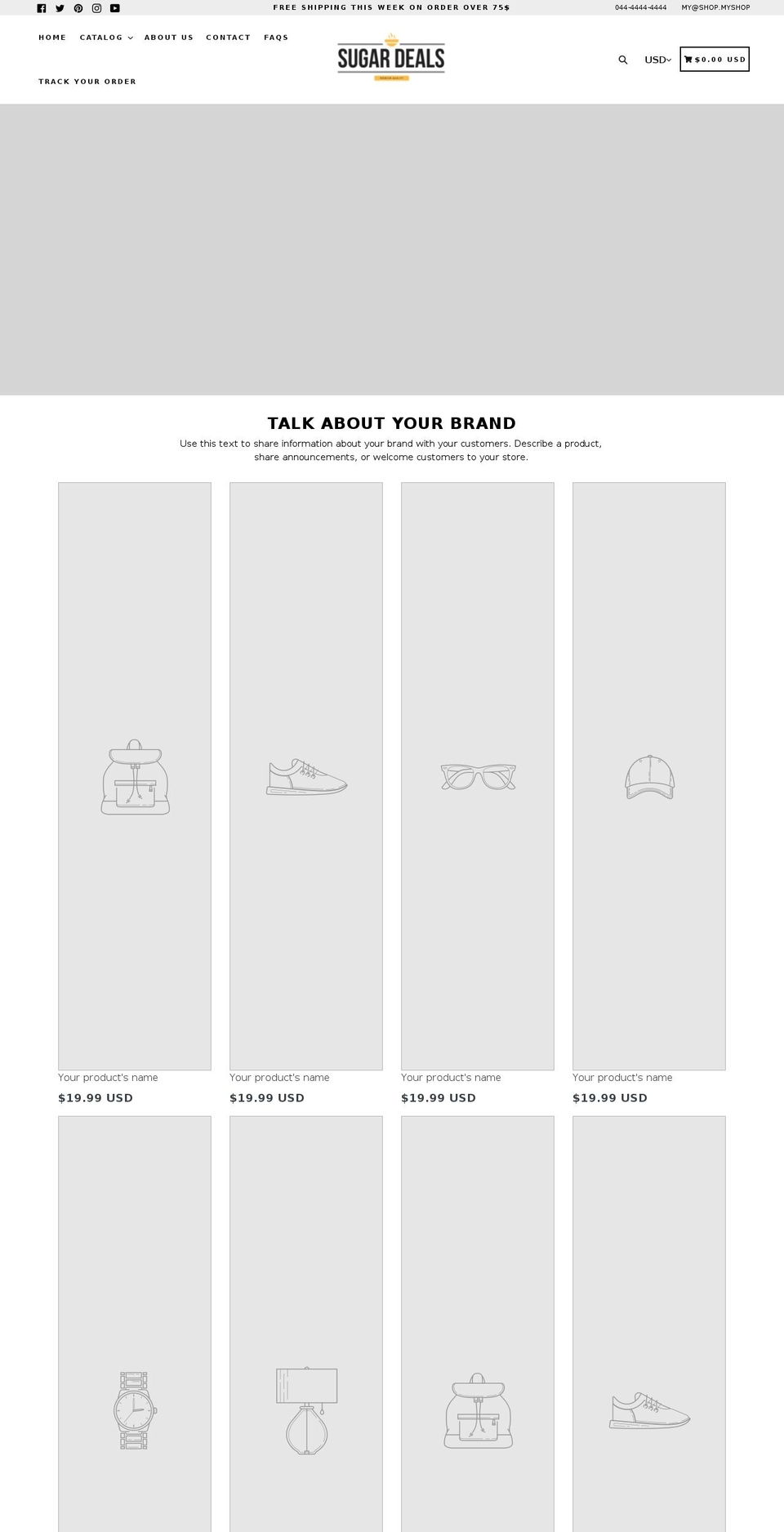 sugardeals.net shopify website screenshot