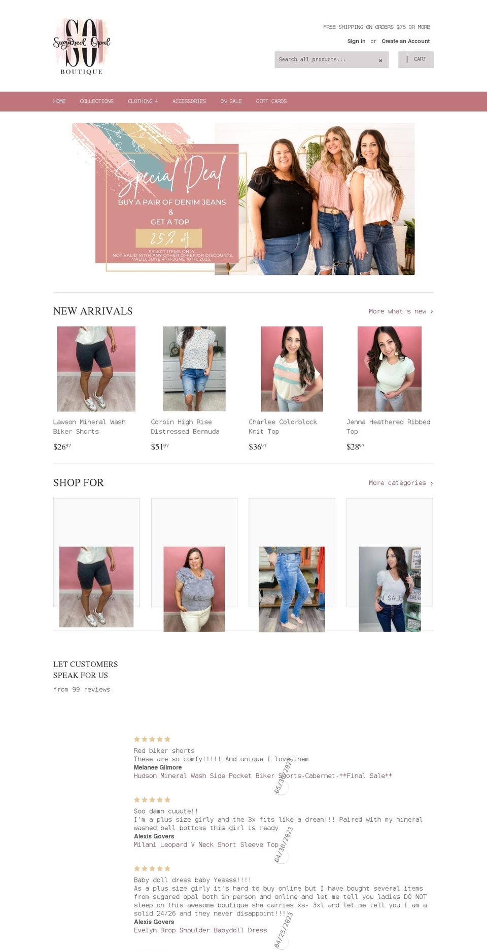 sugaredopal.com shopify website screenshot