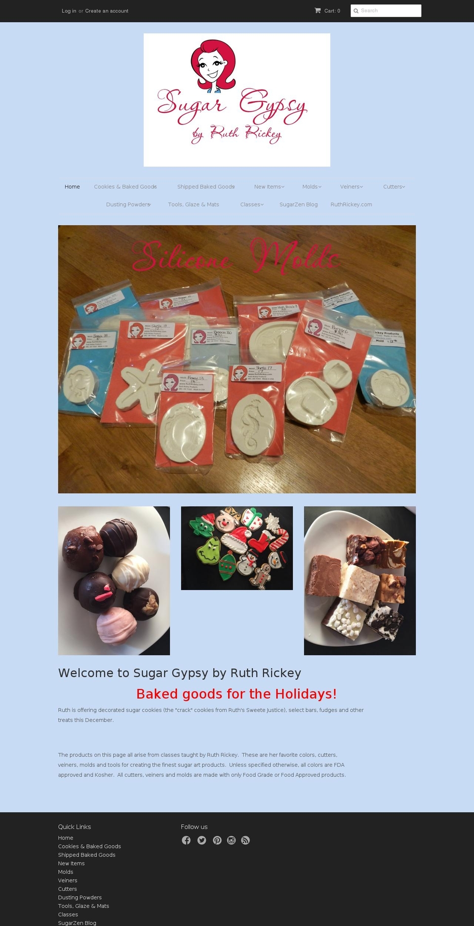 sugargypsy.com shopify website screenshot