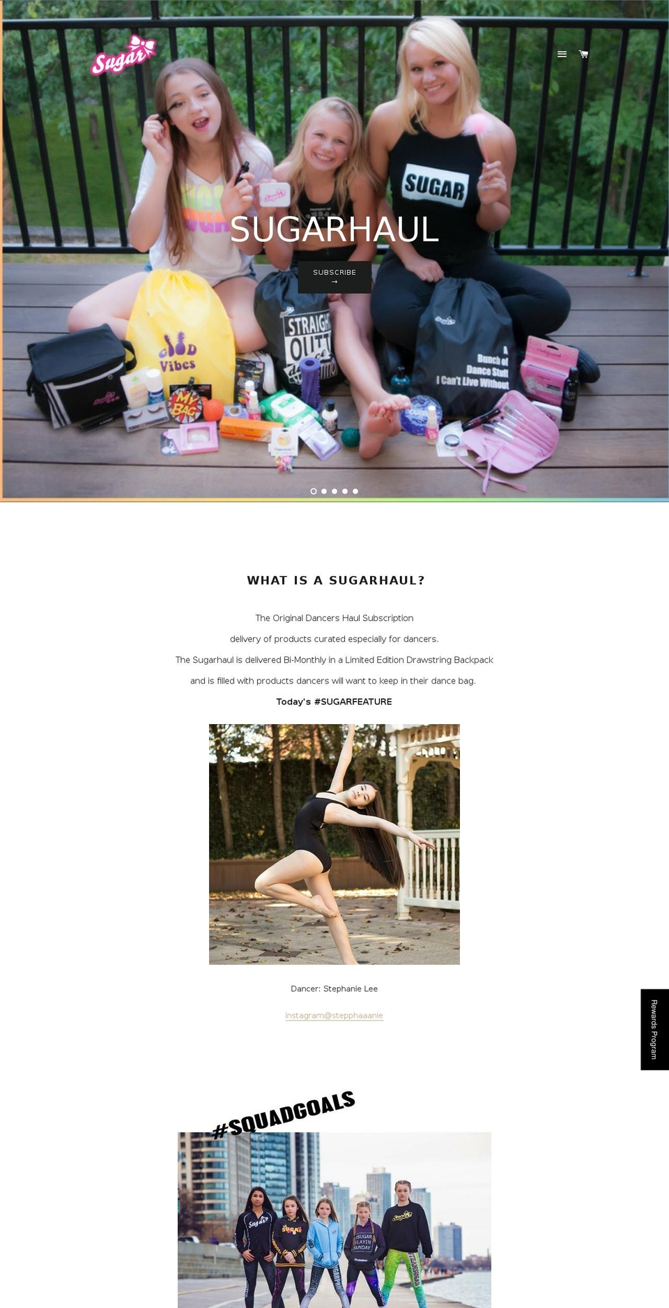 sugarhaul.com shopify website screenshot