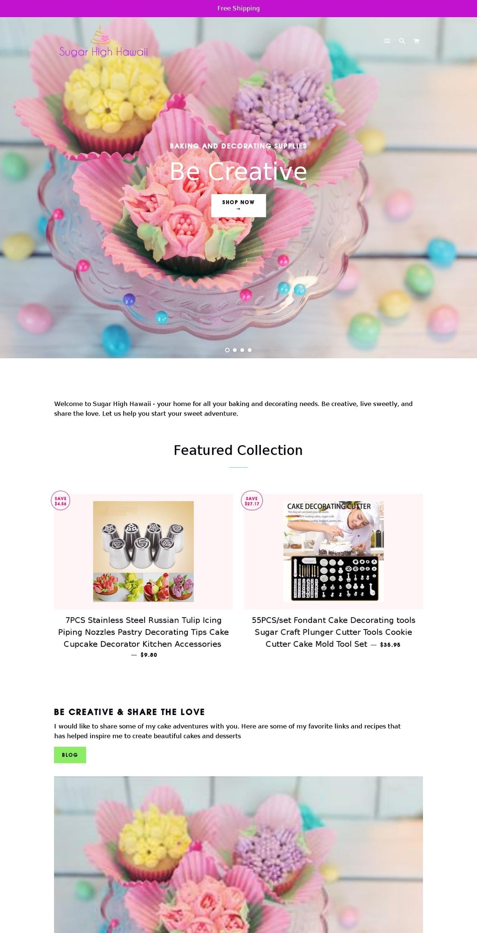 sugarhighhawaii.com — Shopify storefront screenshot