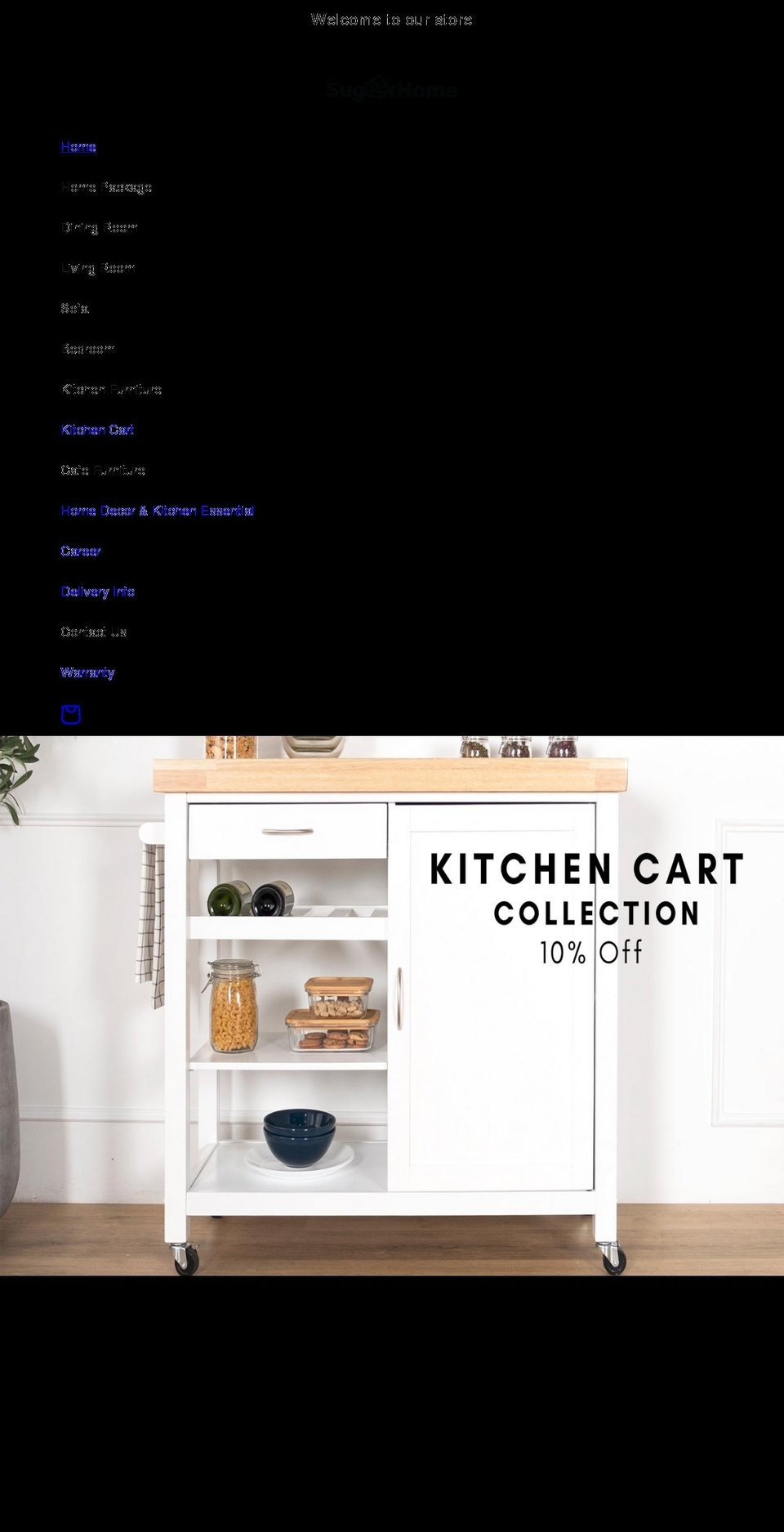 sugarhome.my shopify website screenshot