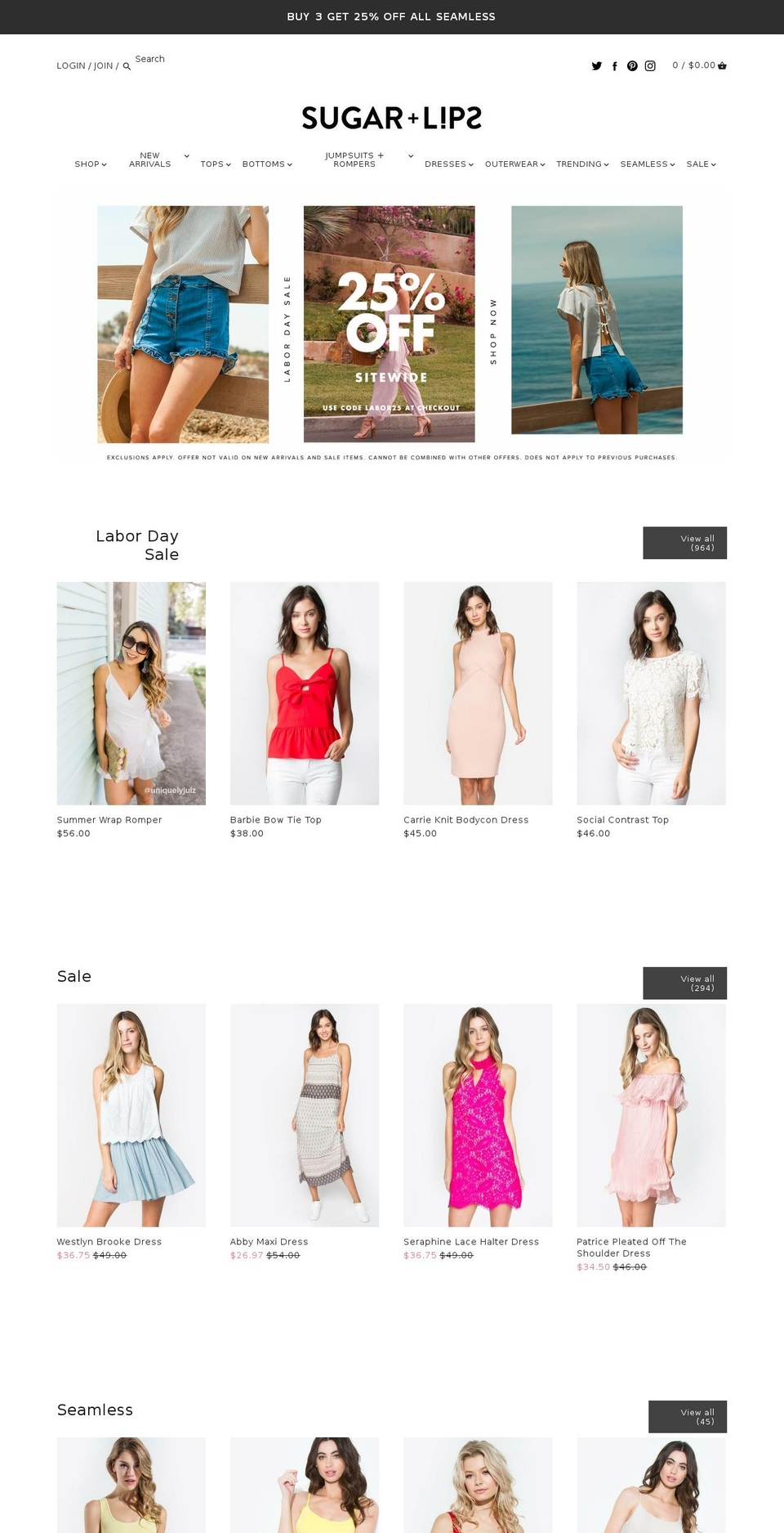 8\/14\/18 Shopify theme site example sugarla.com