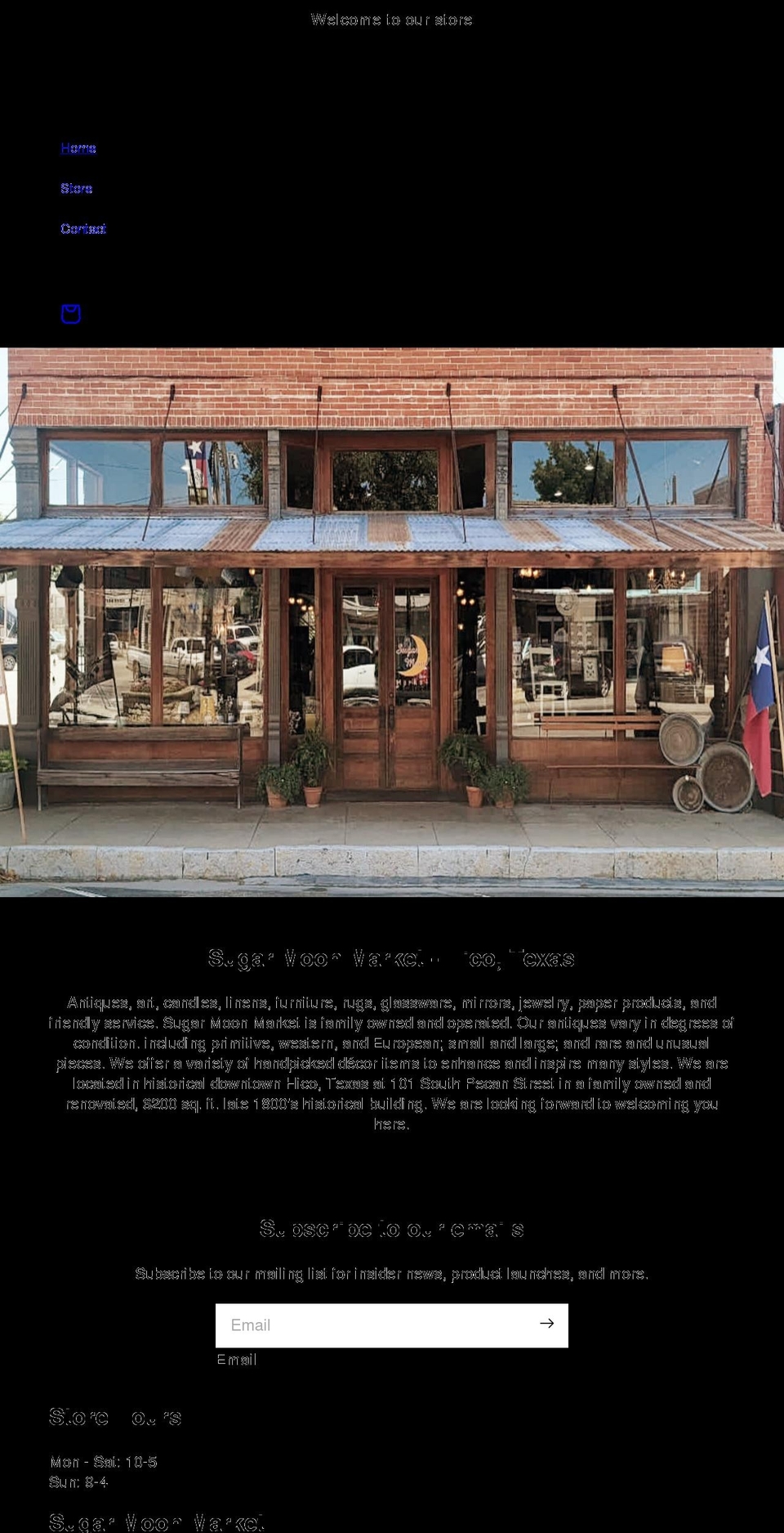 sugarmoonmarket.com shopify website screenshot