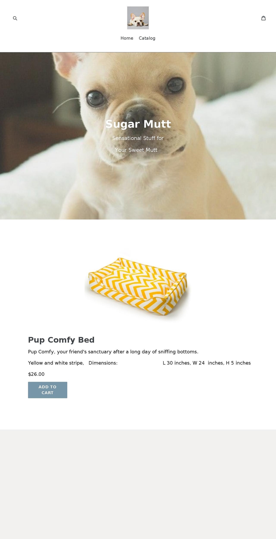 sugarmutt.com — Shopify storefront screenshot
