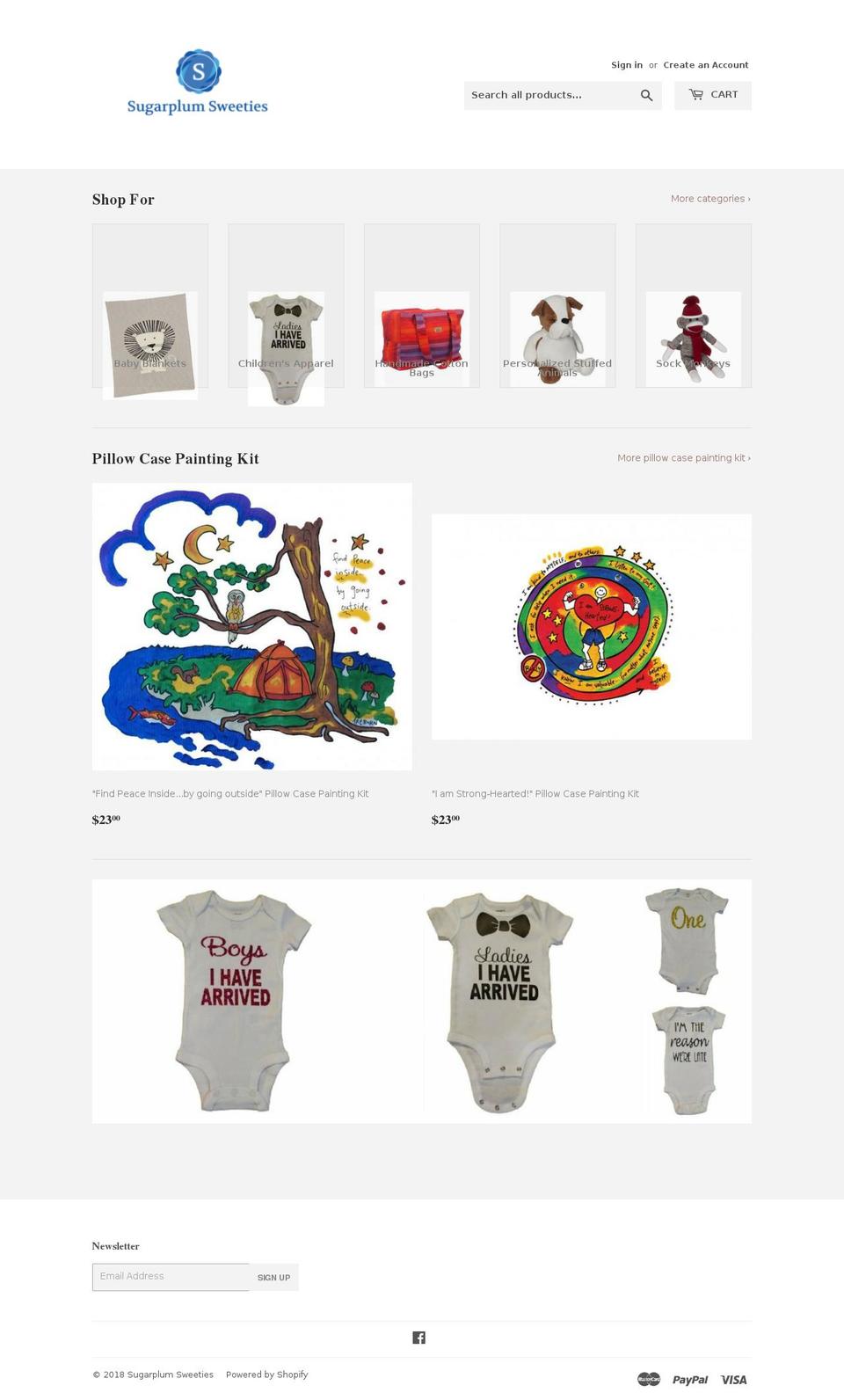 sugarplumsweeties.com shopify website screenshot