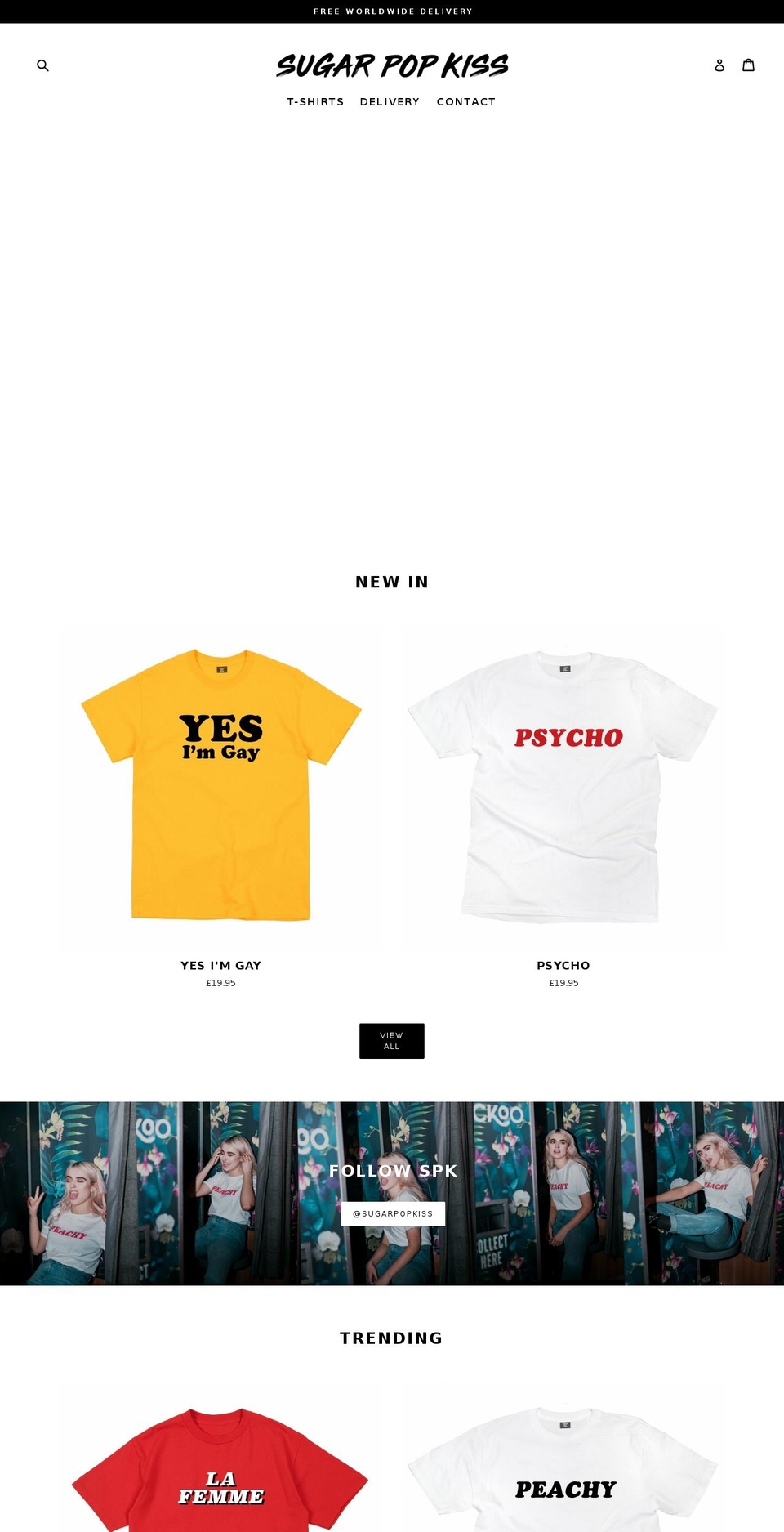 sugarpopkiss.com — Shopify storefront screenshot