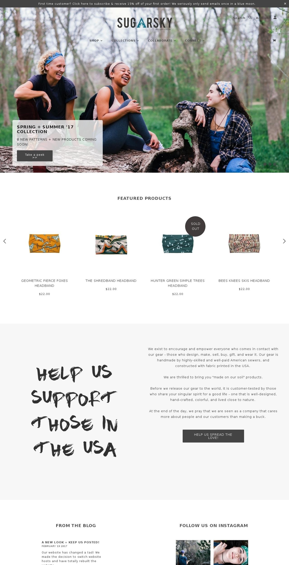 sugarskyshop.com shopify website screenshot