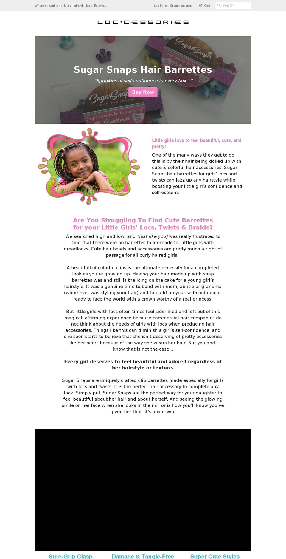 sugarsnapsgirl.com — Shopify storefront screenshot