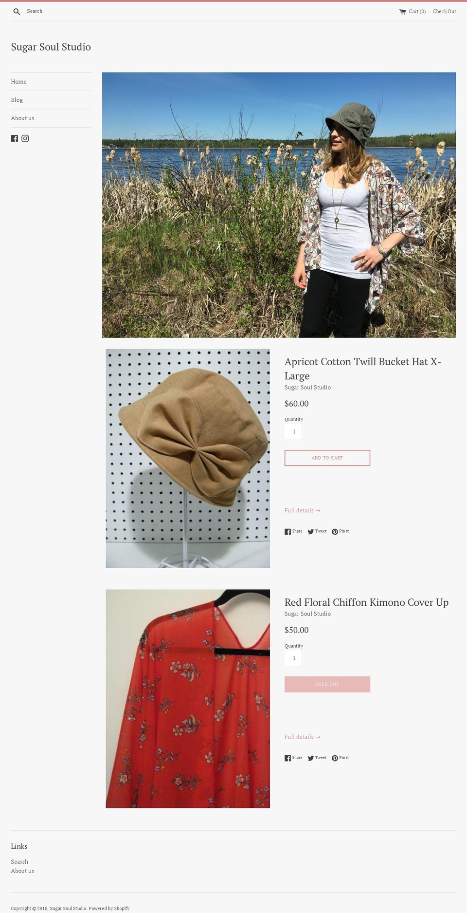 sugarsoul.ca shopify website screenshot