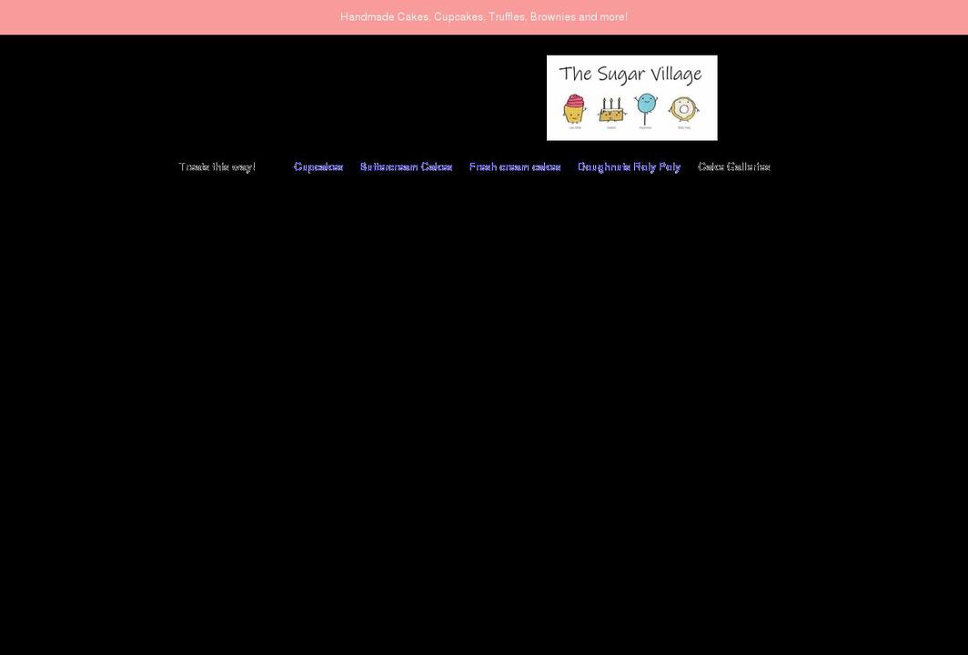 sugarvillage.co.uk shopify website screenshot