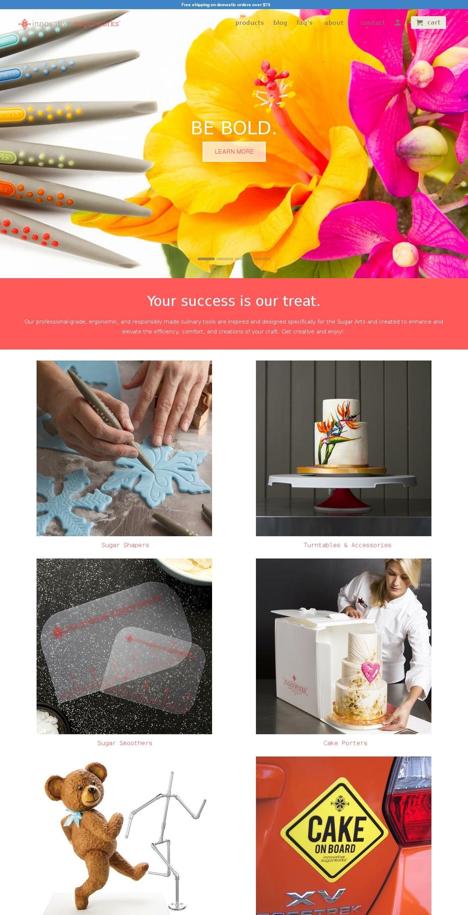 sugarworks.com shopify website screenshot