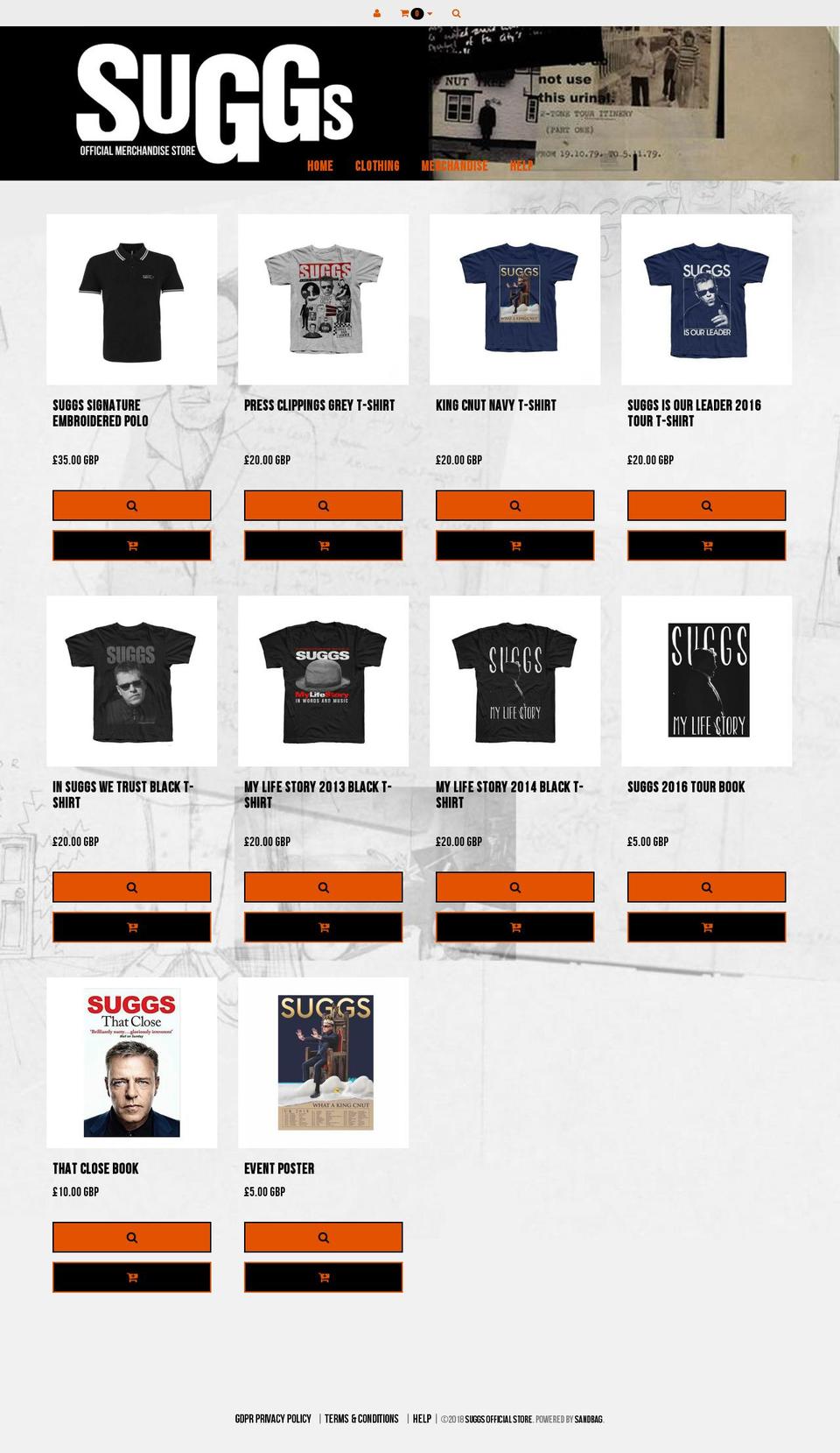 suggsstore.com shopify website screenshot