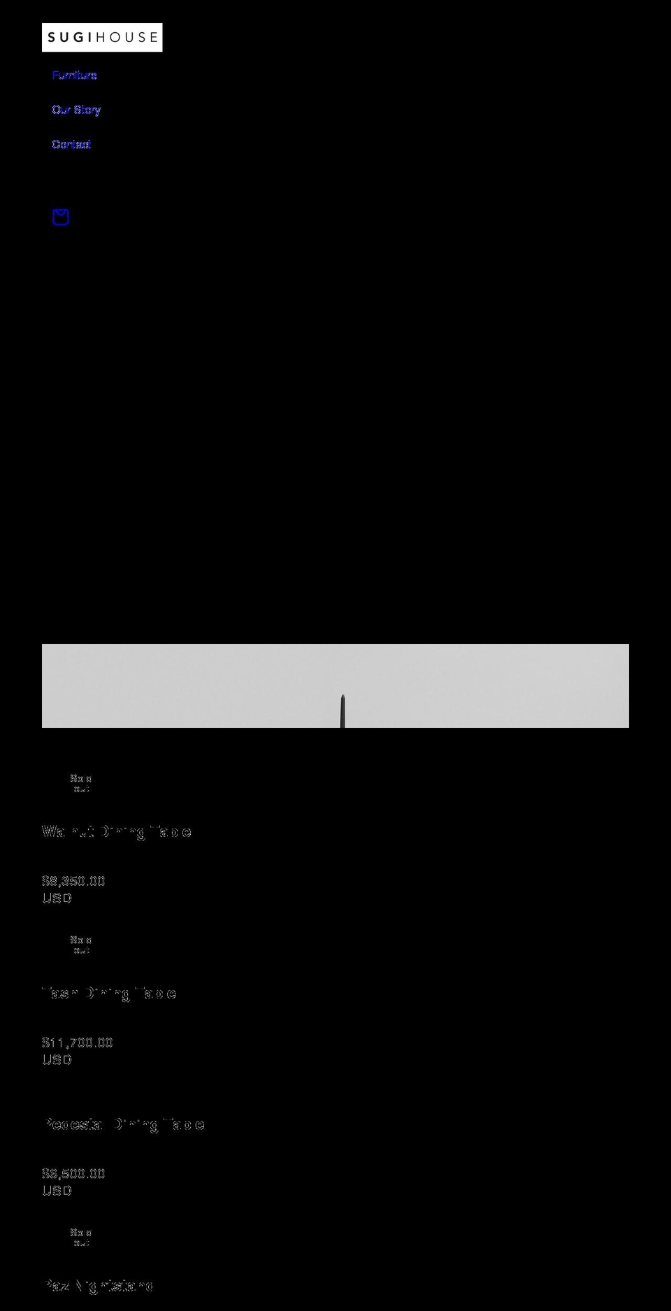 sugihouse.com shopify website screenshot