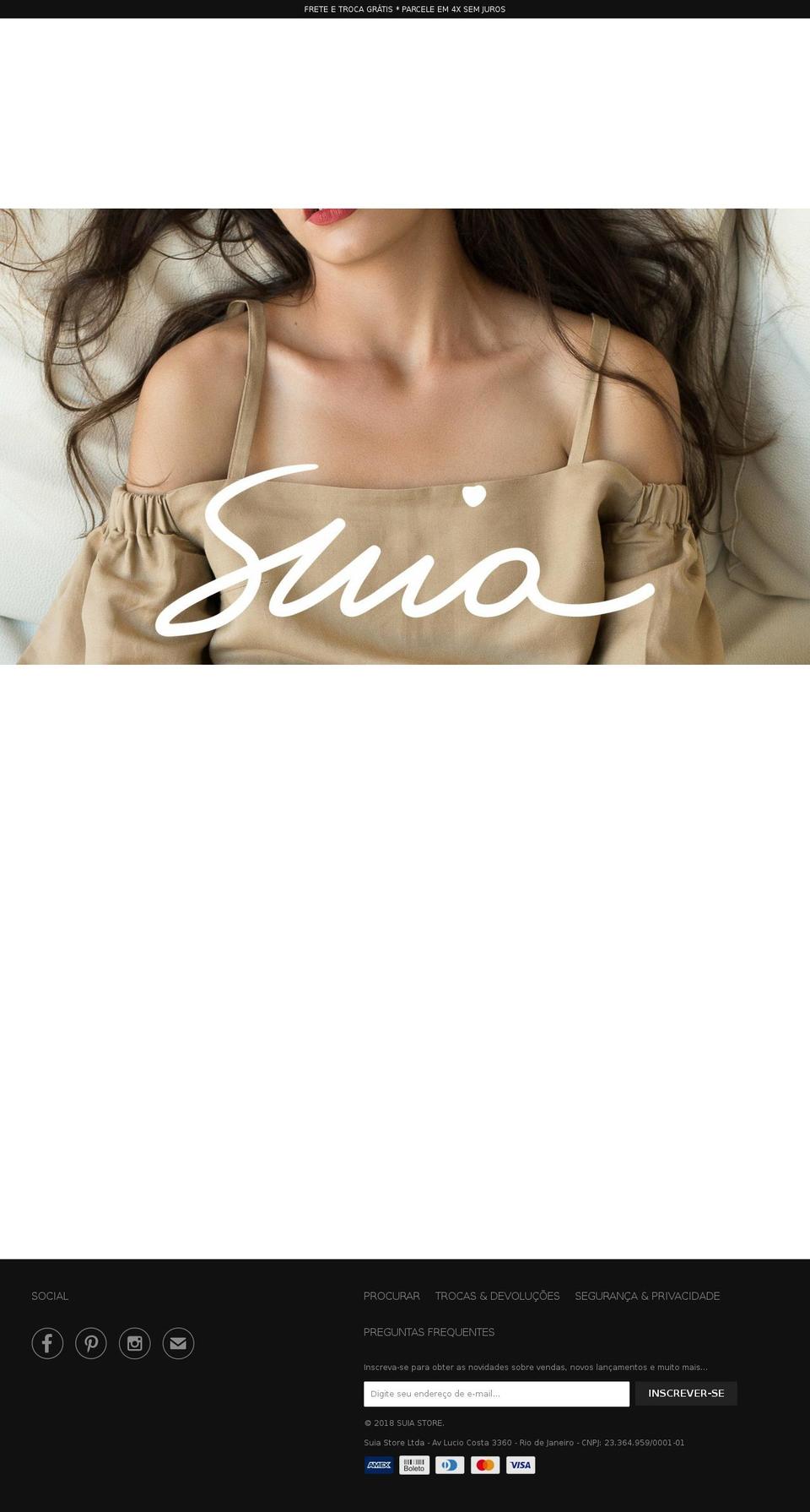 suiastore.com — Shopify storefront screenshot