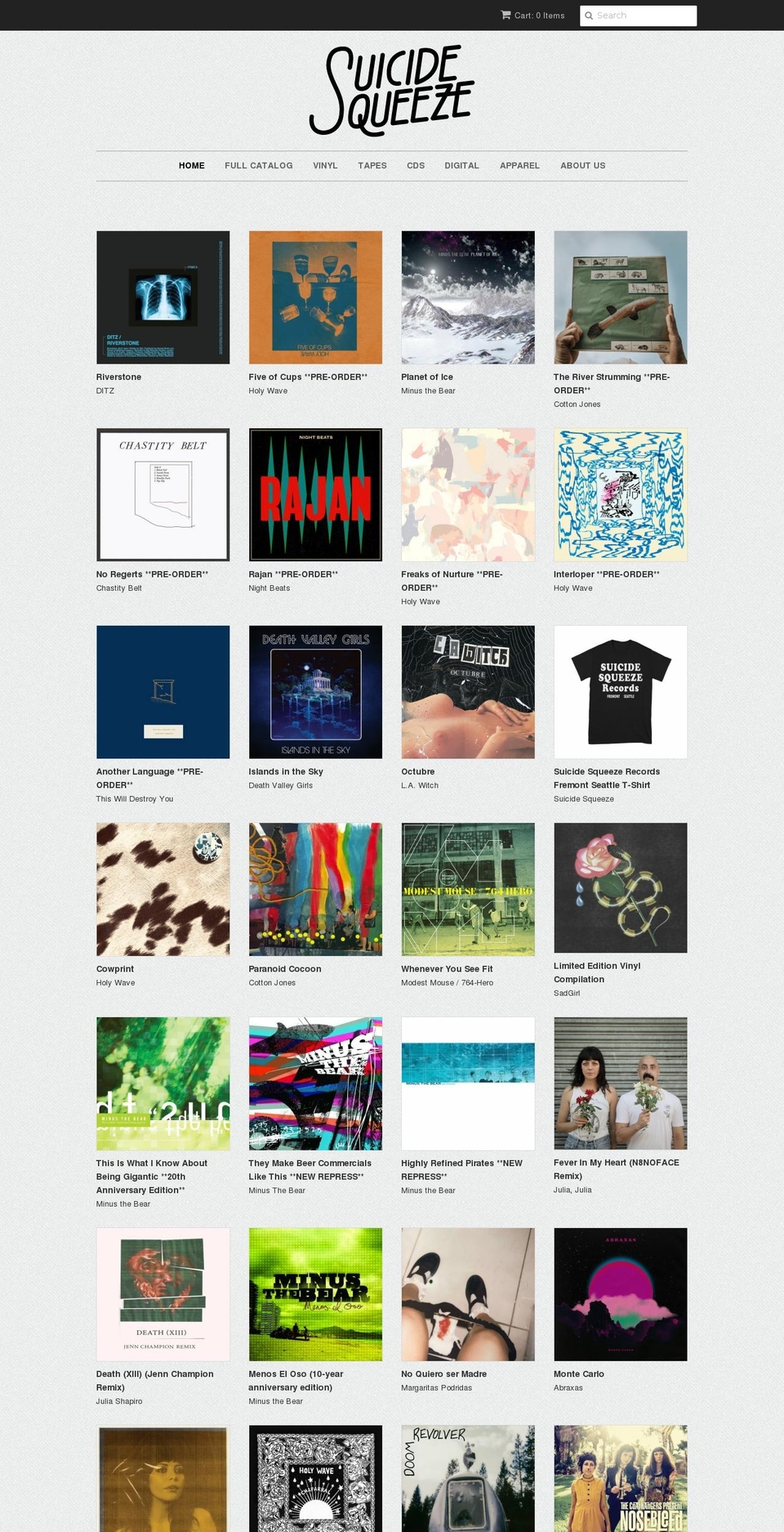suicide-squeeze.myshopify.com shopify website screenshot