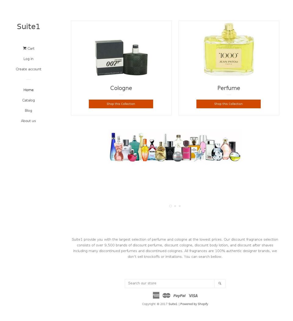 suite1.ca shopify website screenshot