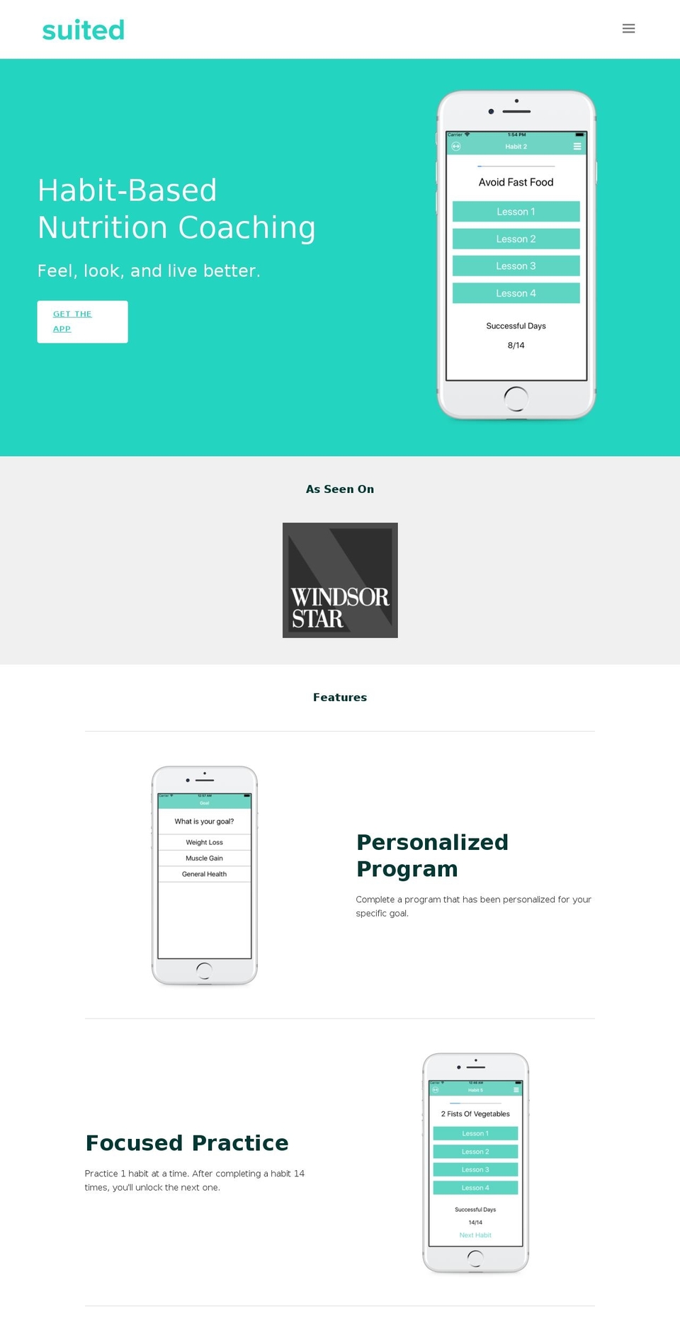suitedfitness.com shopify website screenshot