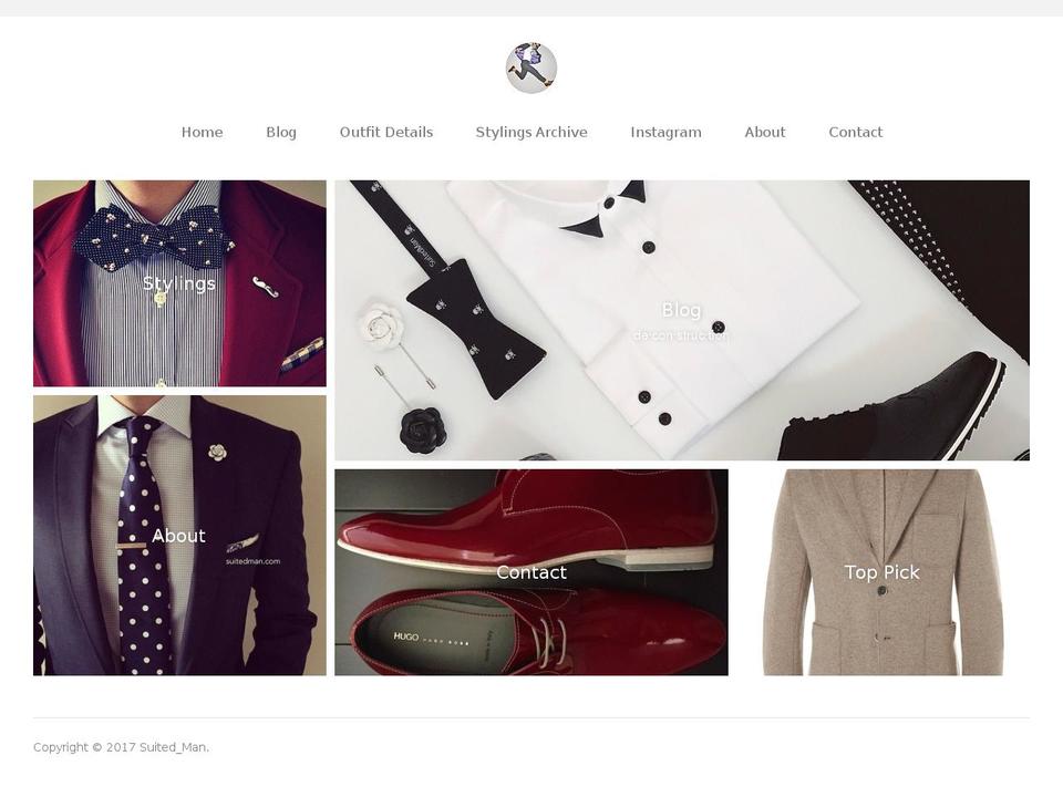 suitedmanstyle.com shopify website screenshot