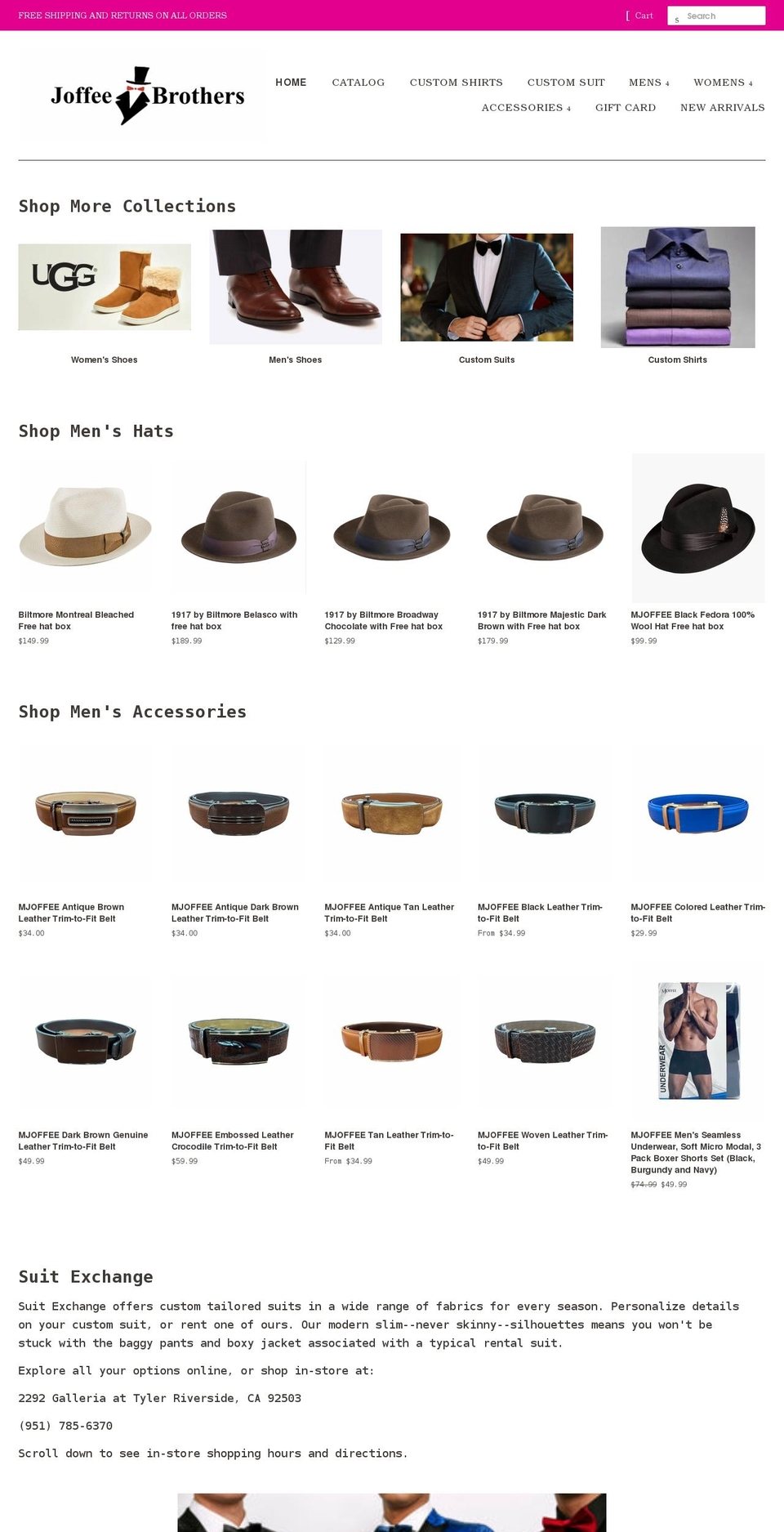suitexchange.net shopify website screenshot