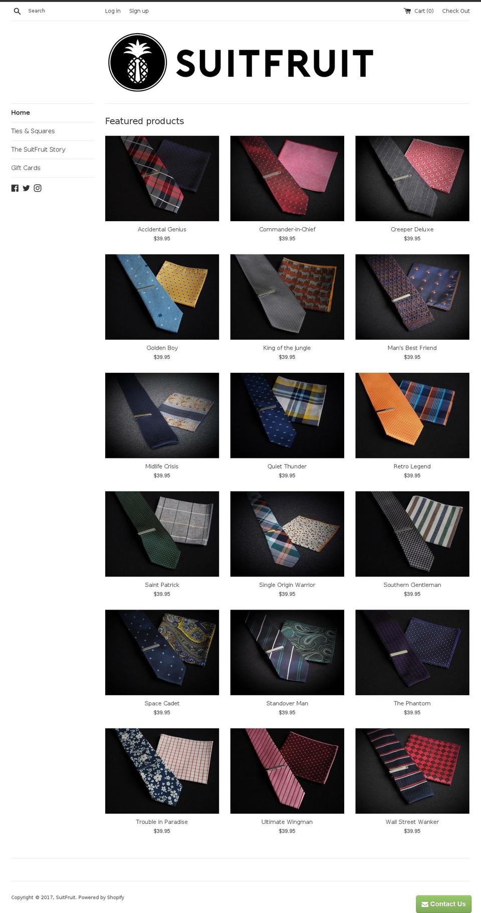 suitfruit.com.au shopify website screenshot