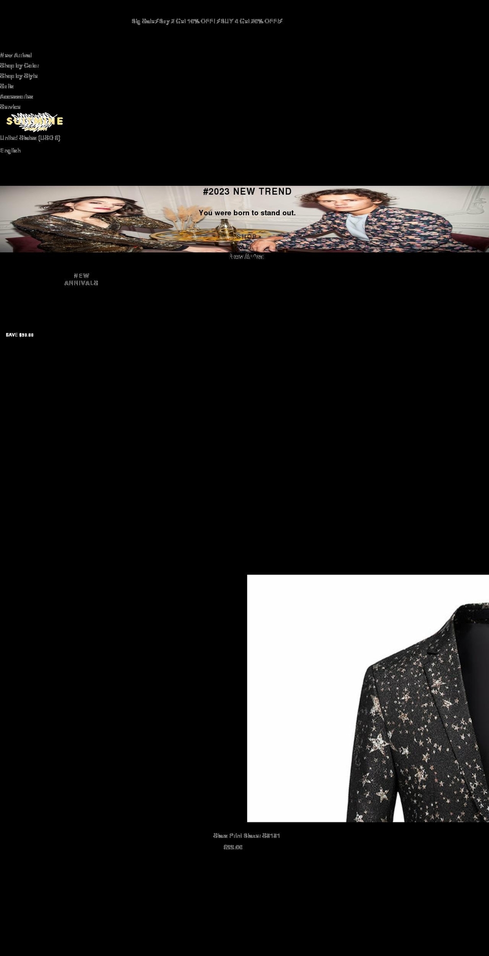 Fo-netsiva Shopify theme site example suitmine.com
