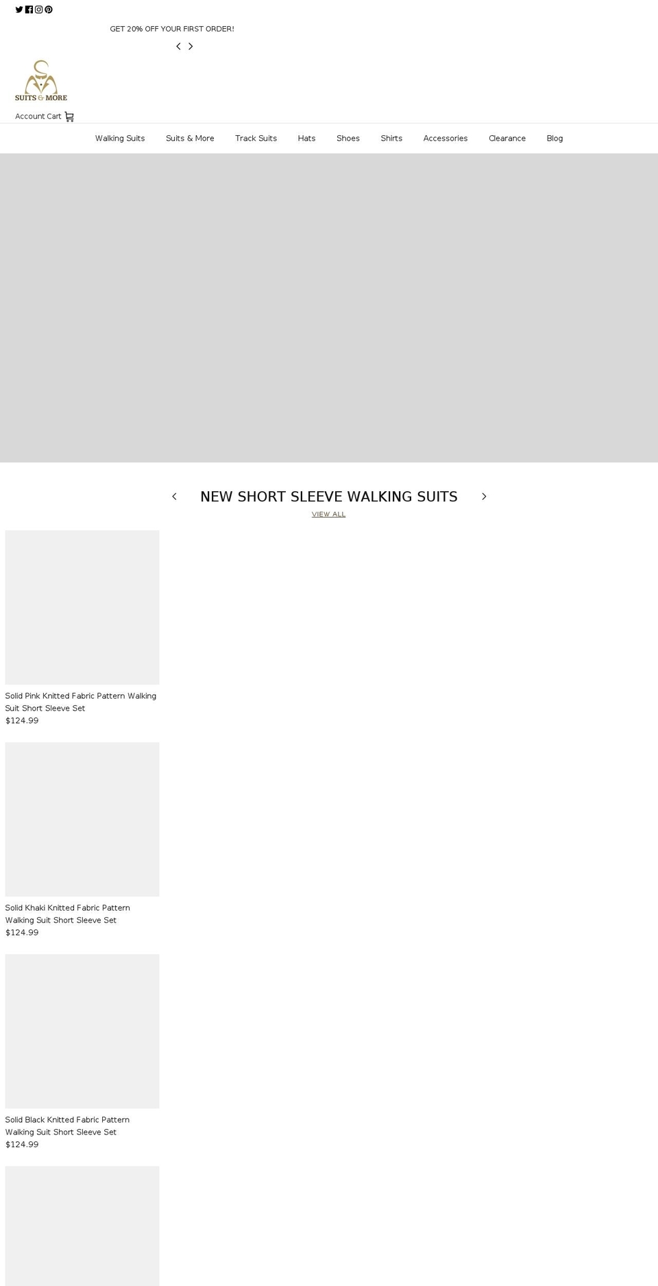 suitsandmore.com shopify website screenshot